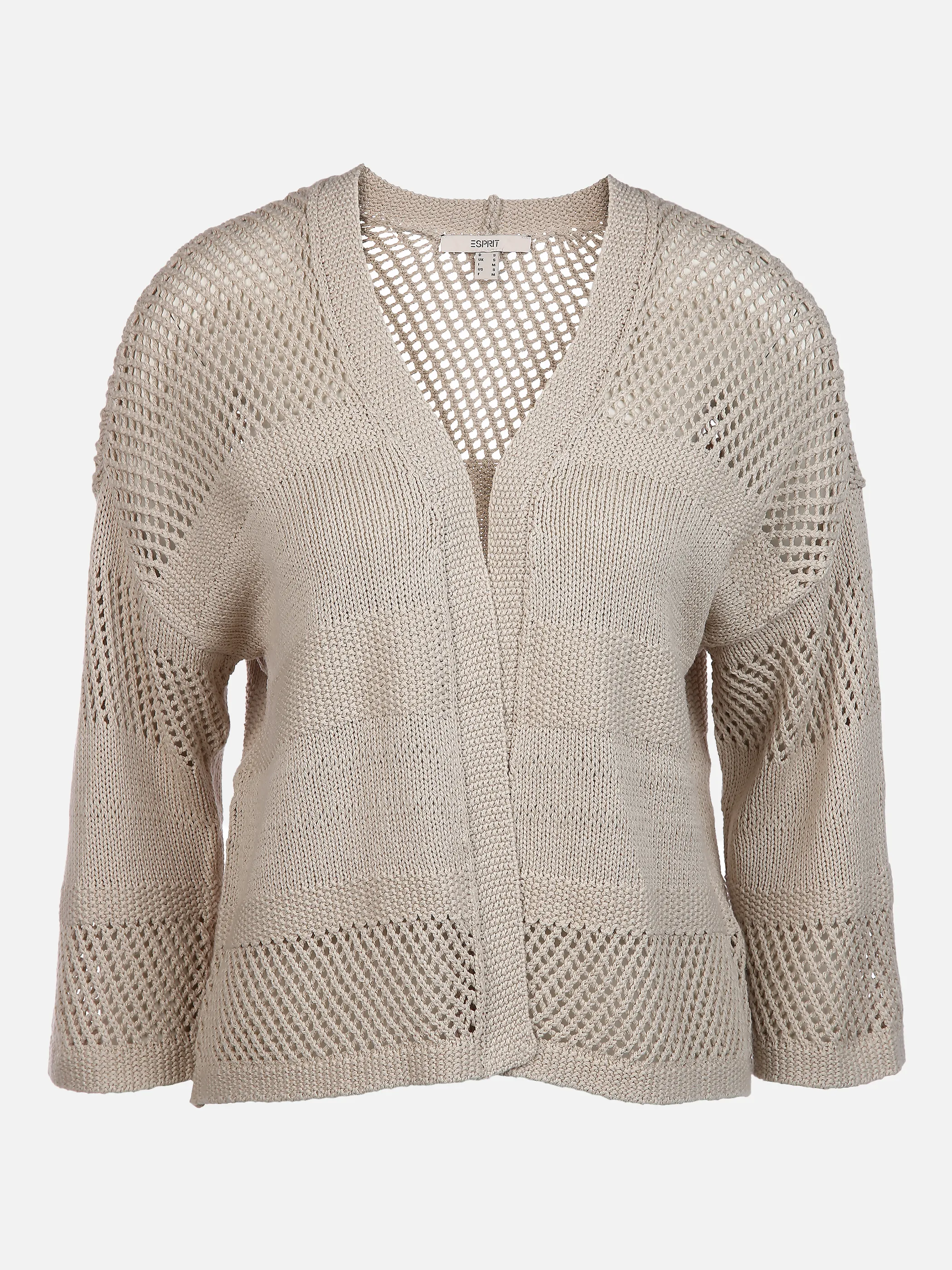 Esprit 031EE1I310 pointelle cardi Braun 850407 E289 1