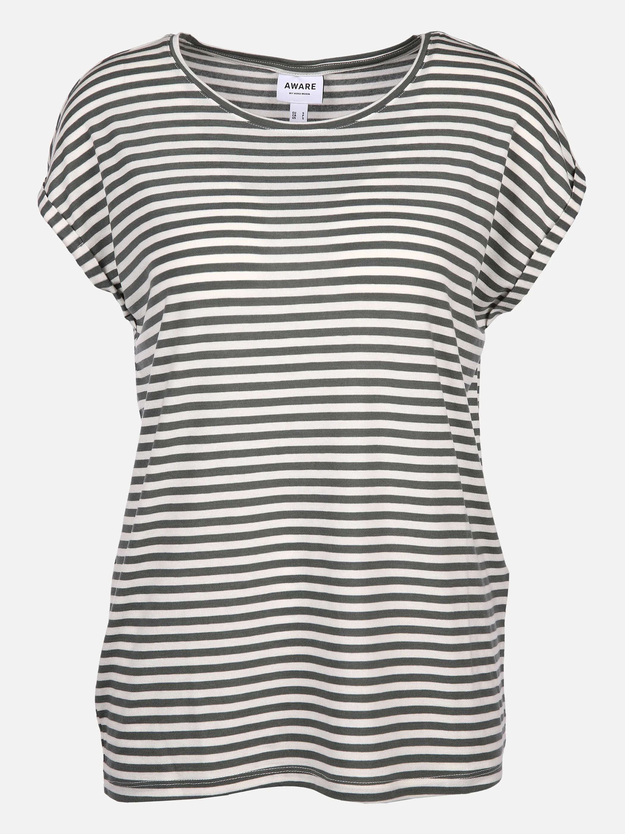 Vero Moda 10211785 VMAVA STRIPE SS TOP Weiß 804435 209430016 1