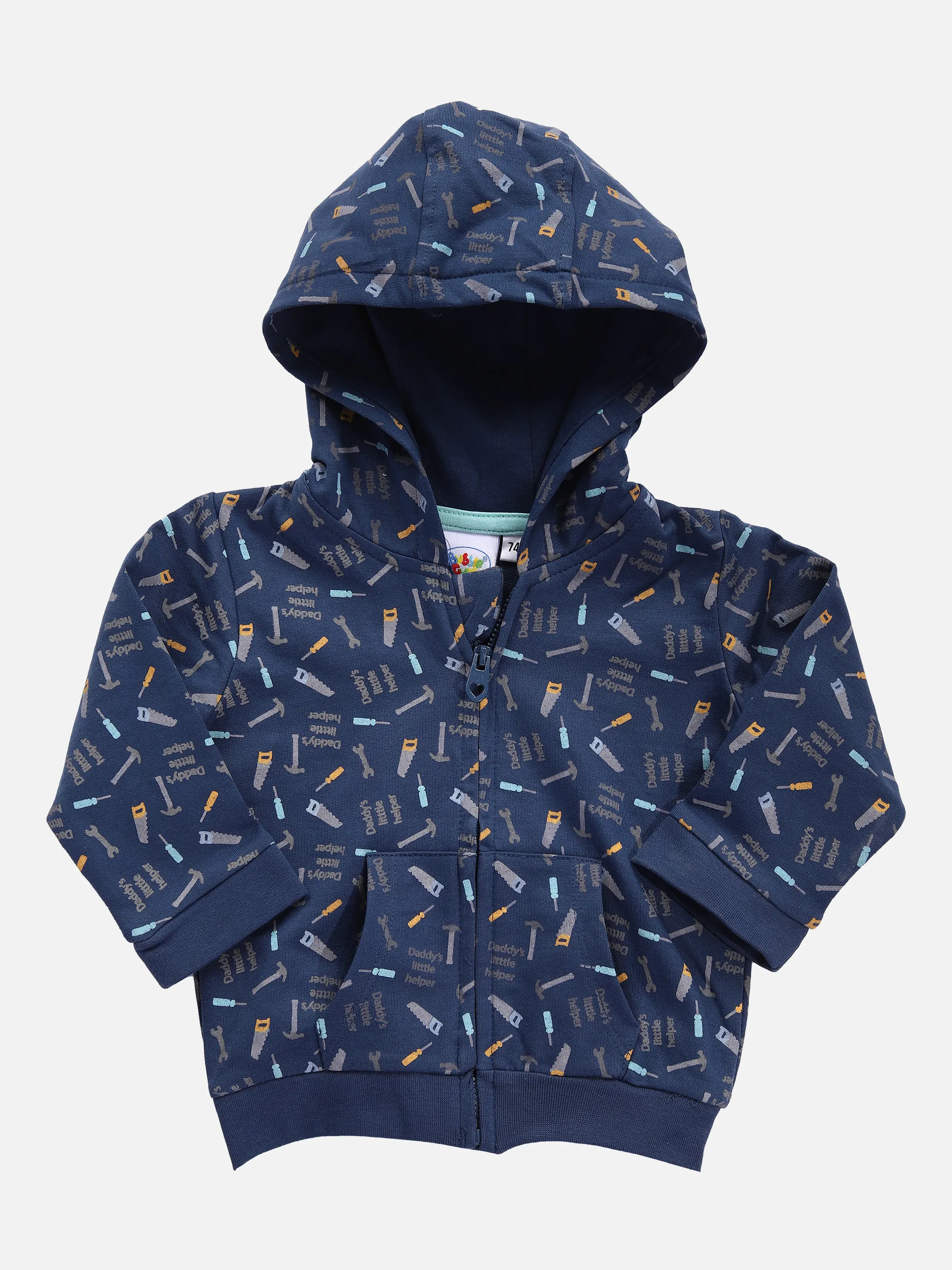 Bubble Gum BB Sweat Cardigan mit Kapuze Blau 851271 BLAU 1 Bubble Gum BB Sweat Cardigan mit Kapuze Blau 851271 BLAU 1