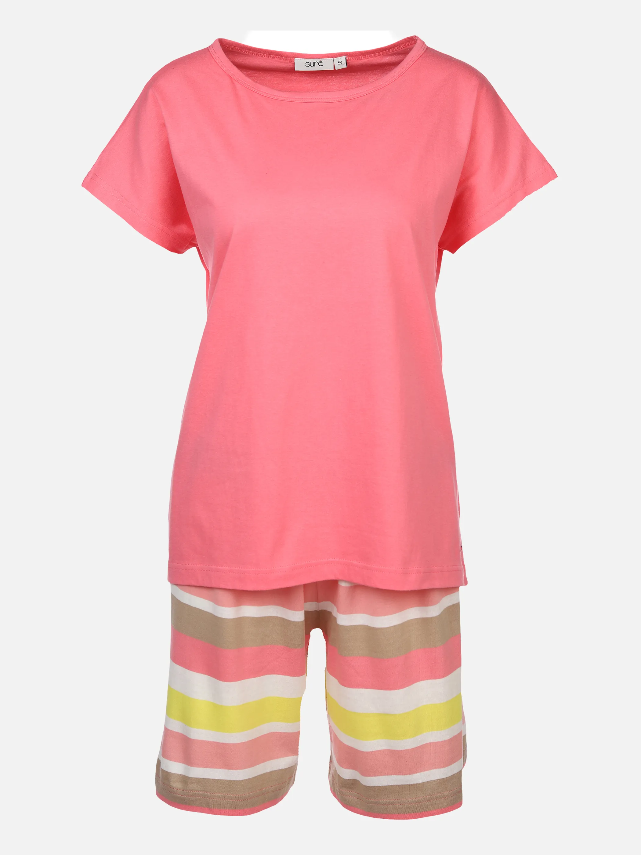 Sure Da Pyjama kurz Shirt 1/2 + Ber Orange 874050 PEACH 1