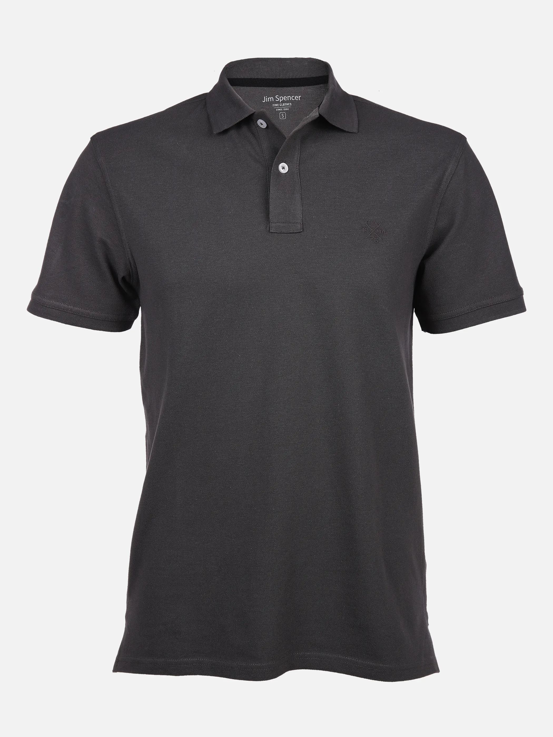 Jim Spencer He. Poloshirt 1/2 Arm uni basic Grau 852325 GREY 1