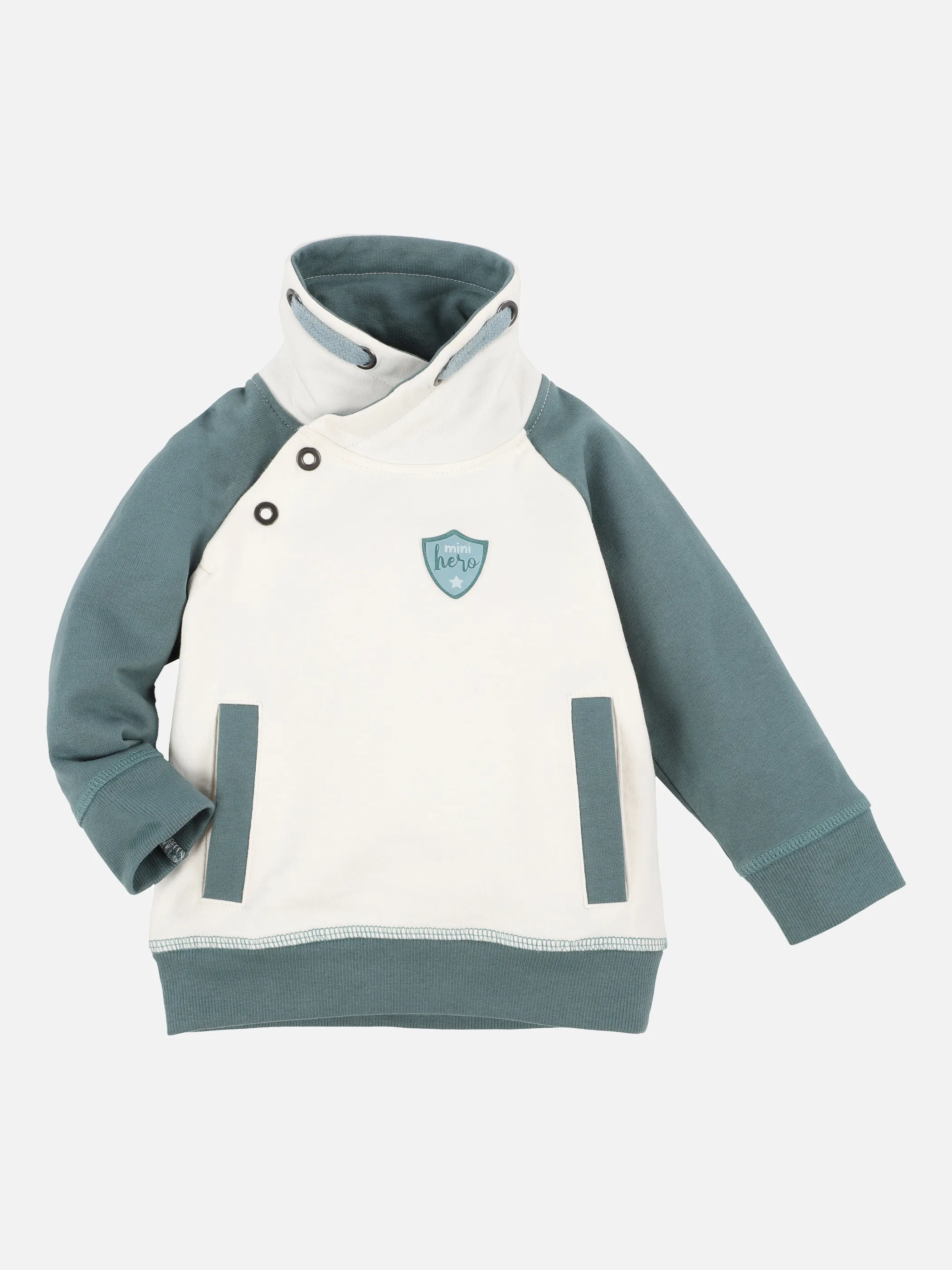 Bubble Gum BB Sweatshirt mit Schalkragen Blau 871255 BLUE 1 Bubble Gum BB Sweatshirt mit Schalkragen Blau 871255 BLUE 1