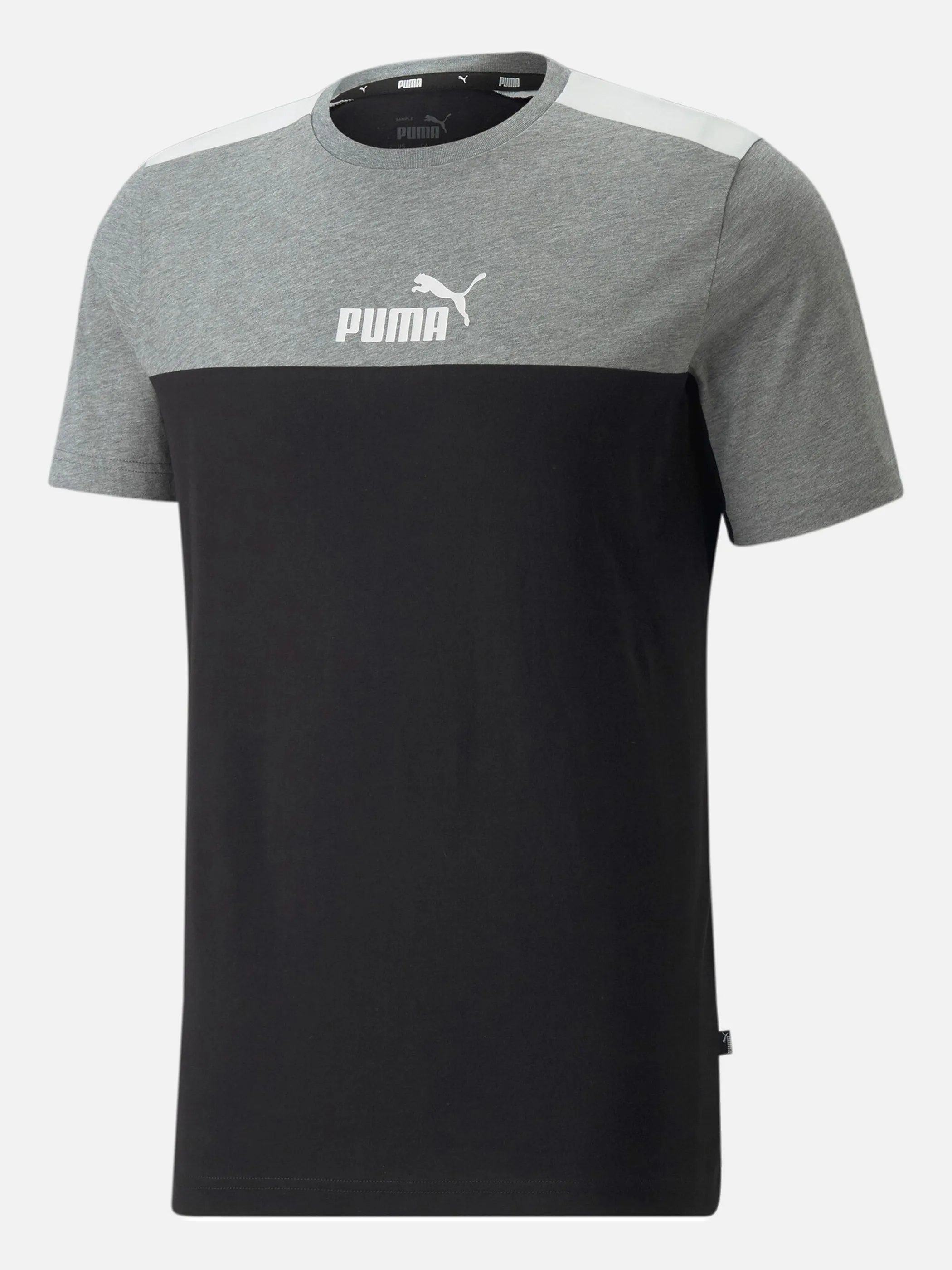 Puma 847426 He-T-Shirt, Color-Block Schwarz 859771 01 1