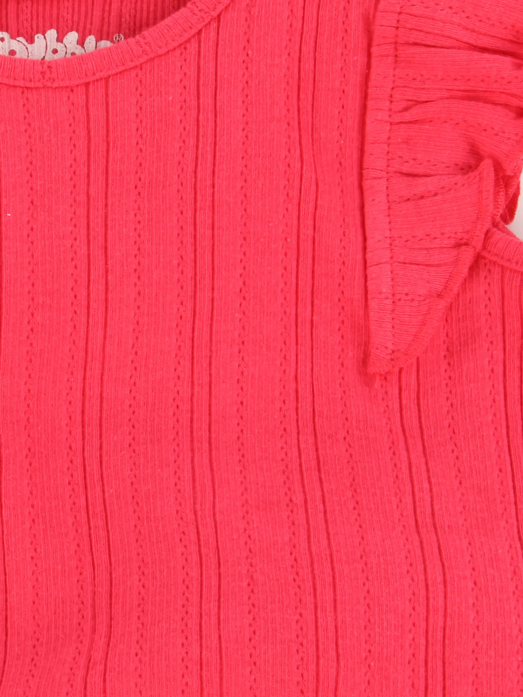 Bubble Gum BM T-Shirt mit Flügelärmel in uni rot Rot 890856 ROT 3