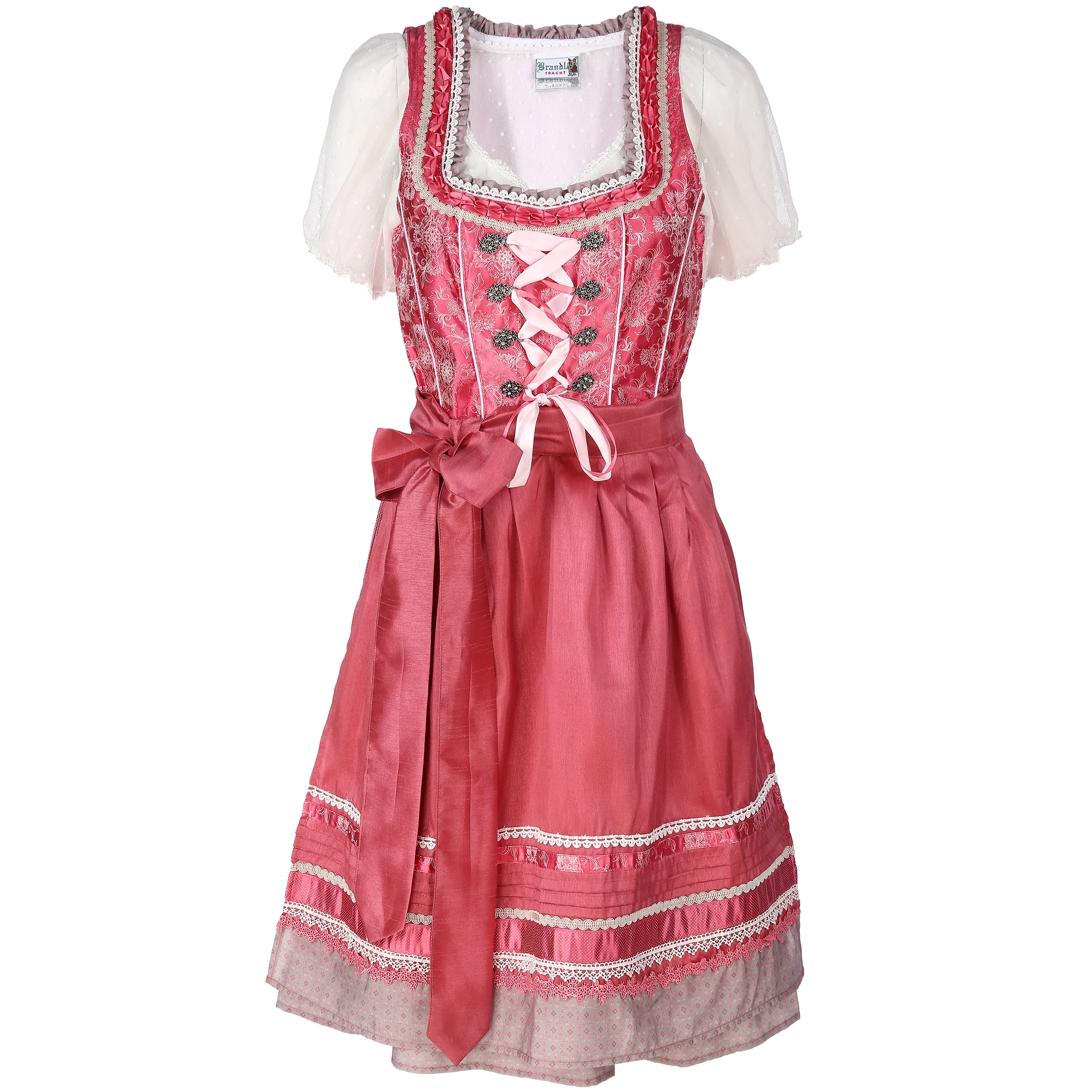 Brandl Tracht Da-Dirndlset 3-teilig Rosa 810327 ROSE GEM. 1