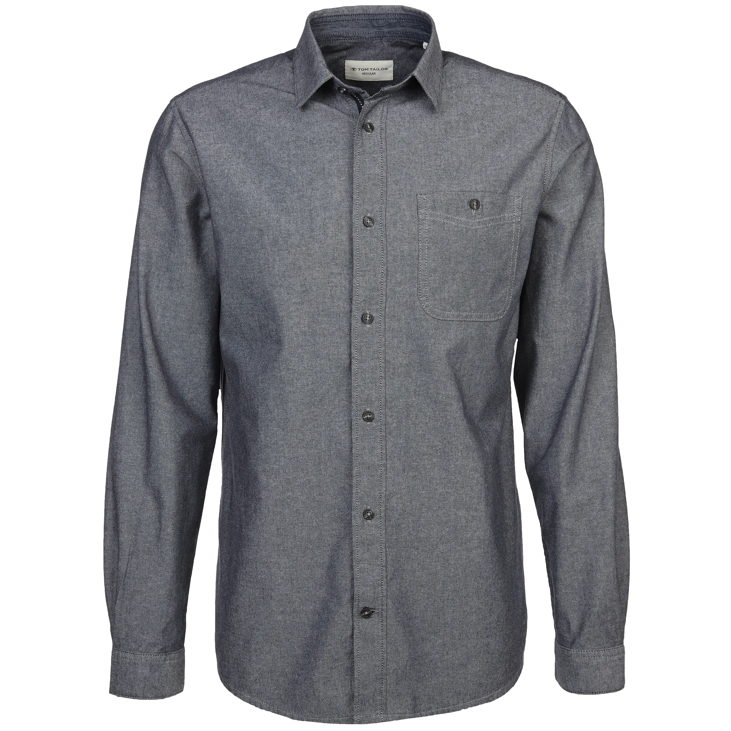 Tom Tailor 1037450 chambray shirt Marine 884279 28941 1