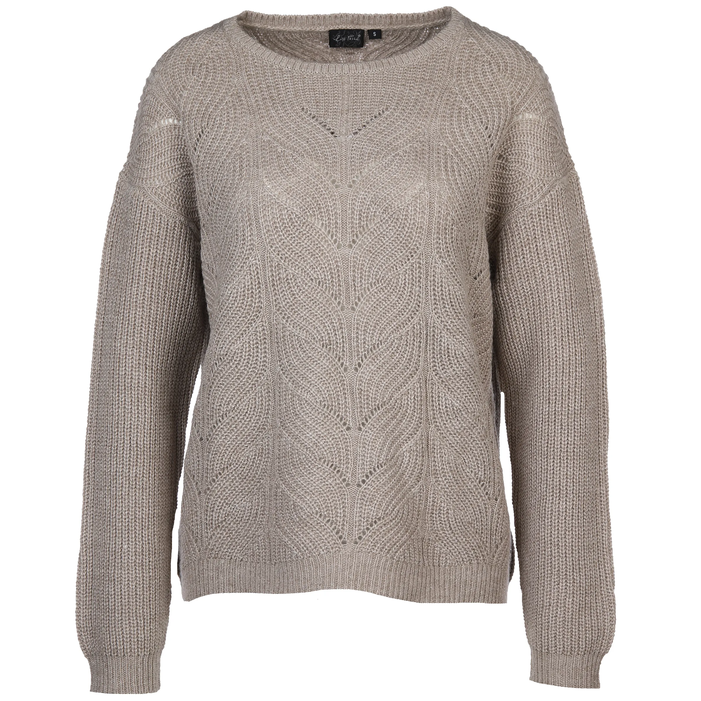 damen strickpullover mit buntem muster