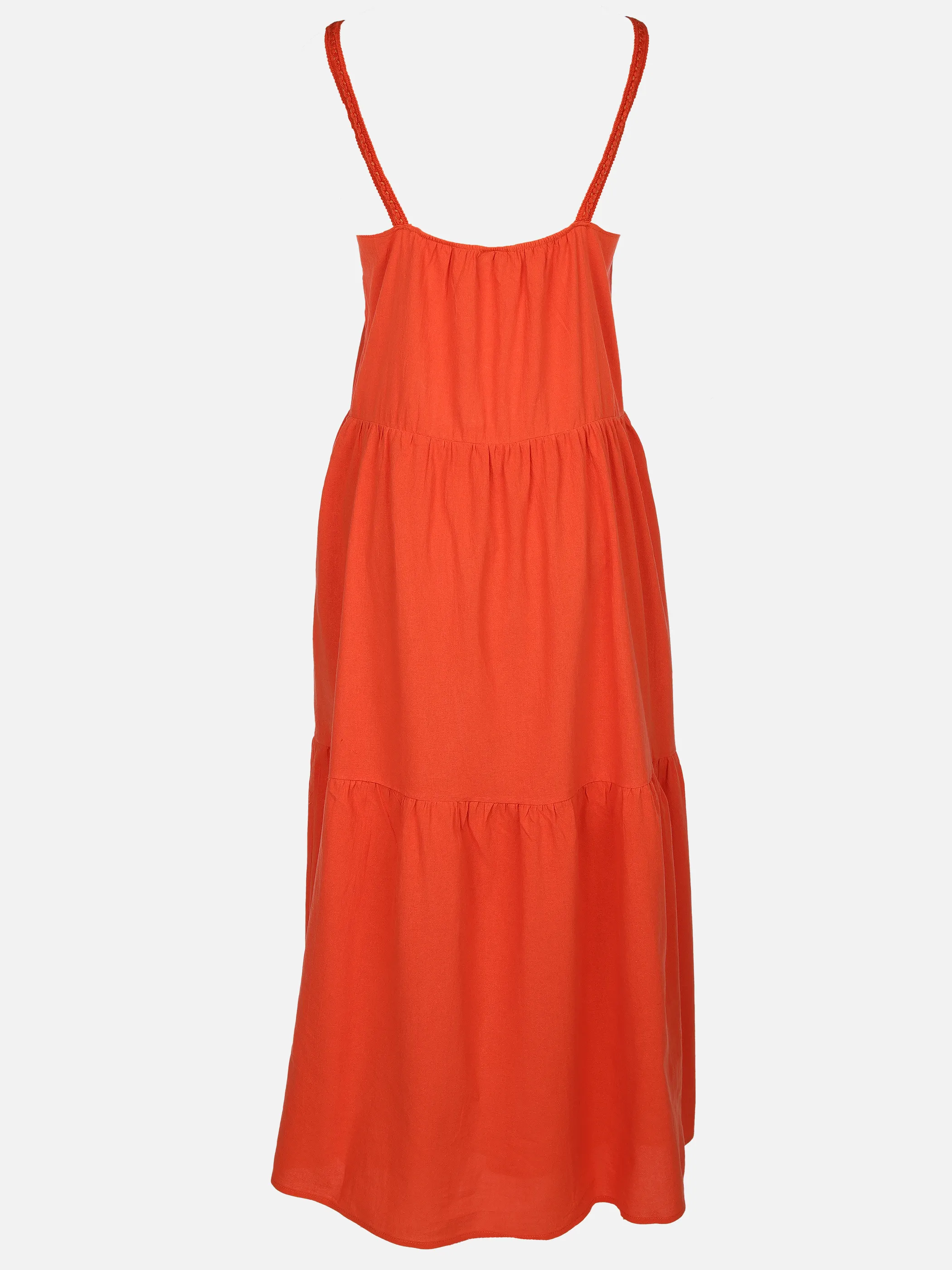 Apricot 961869 Apricot Shell Detail Tiered Midaxi Dress Orange 918378 ORA 2
