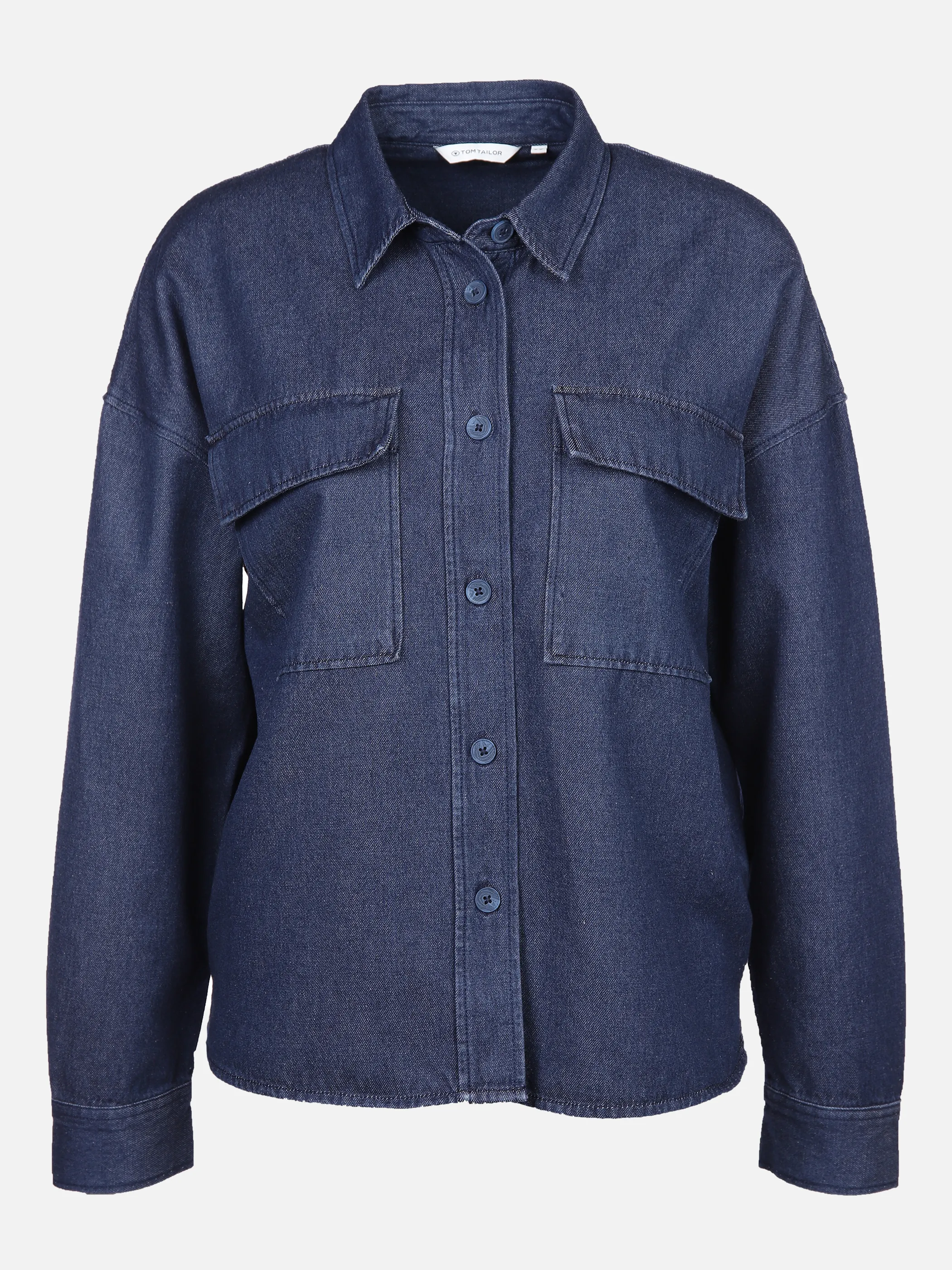 Tom Tailor 1032573 blouse denim look Blau 869475 10110 1 Tom Tailor 1032573 blouse denim look Blau 869475 10110 1