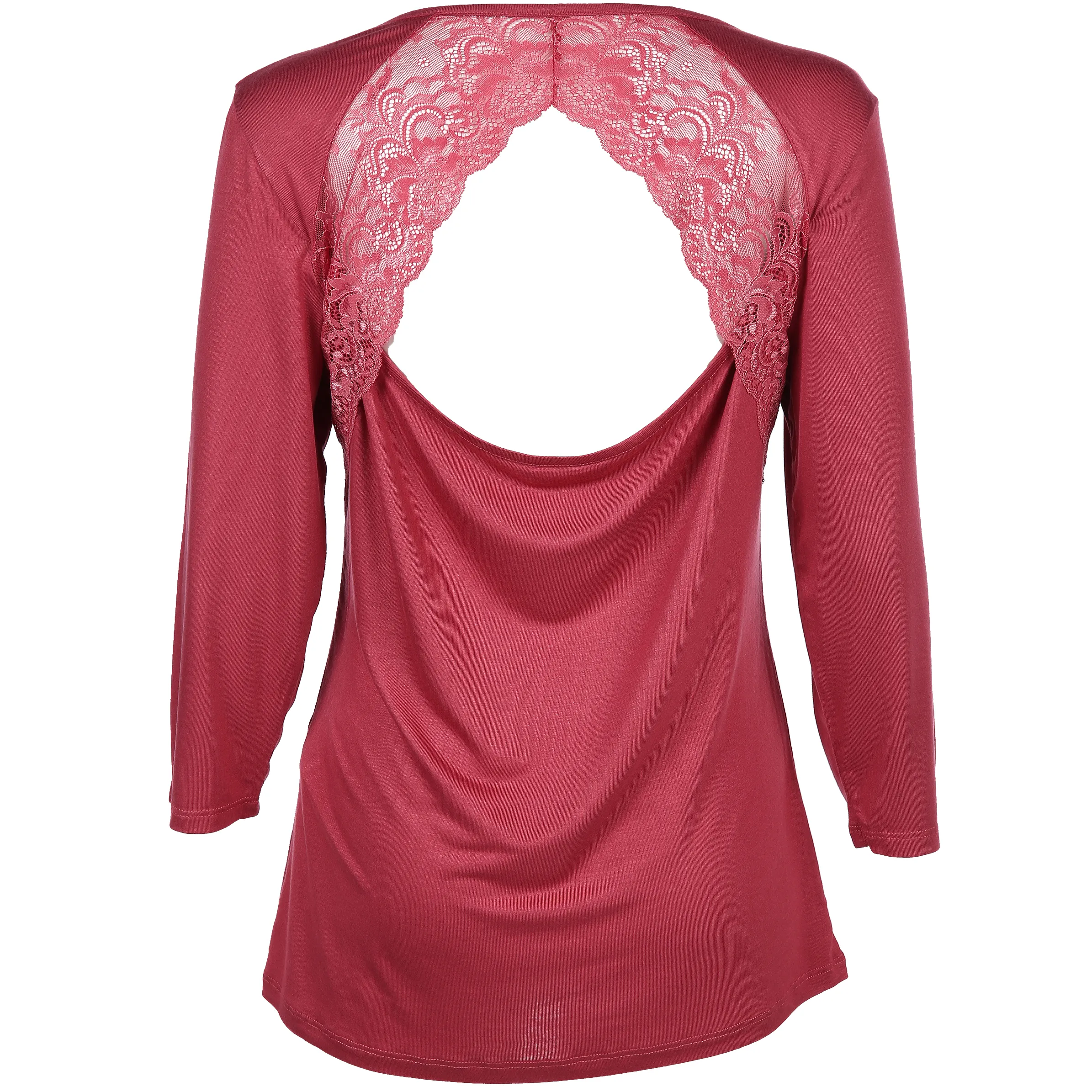 Only 15172669 onlVIC 3/4  LACE TOP Rosa 803344 180052001 2