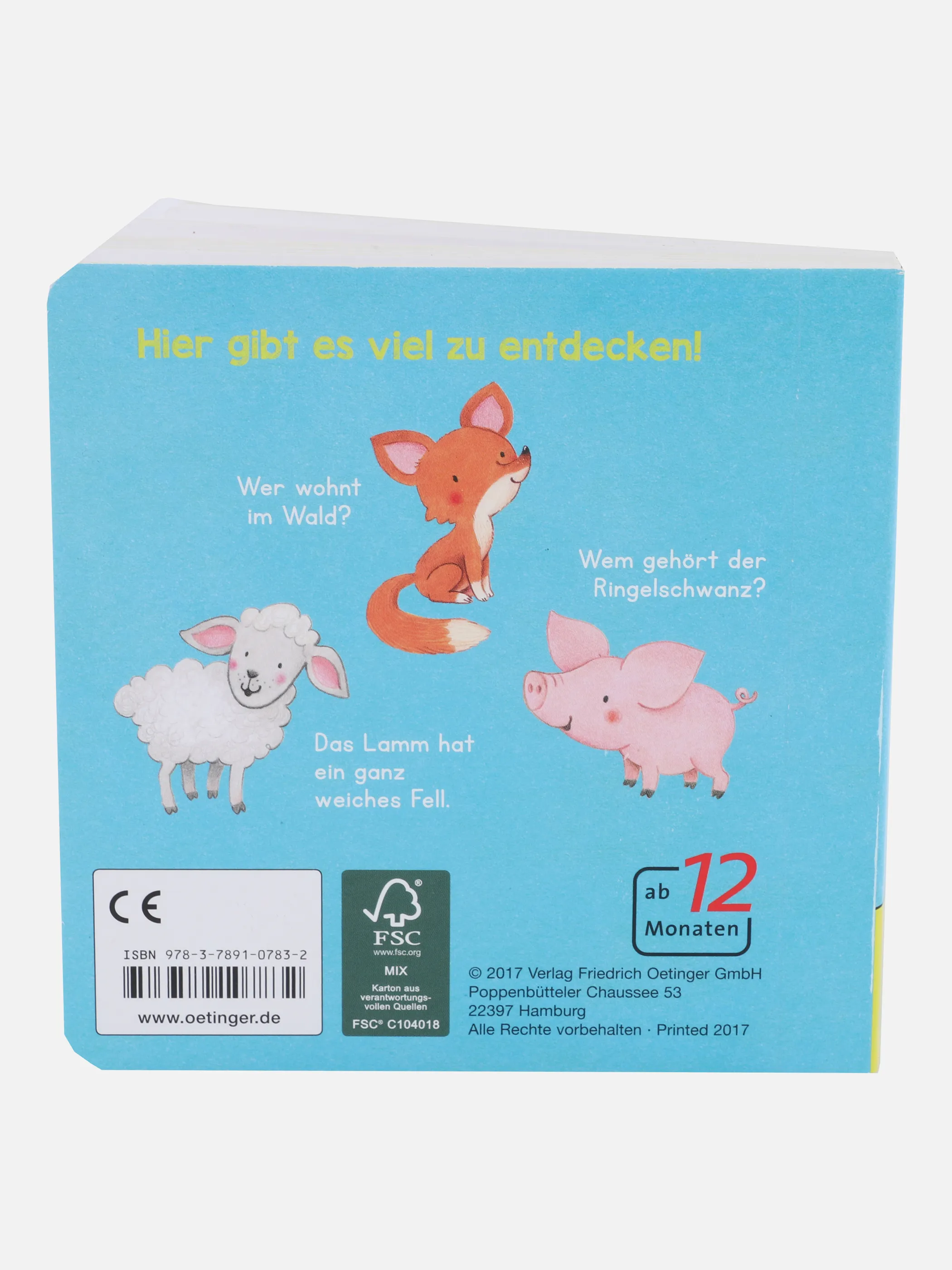 Spielzeug Pappbilderbuch meine Tierkinde Bunt 879433 BUNT 3