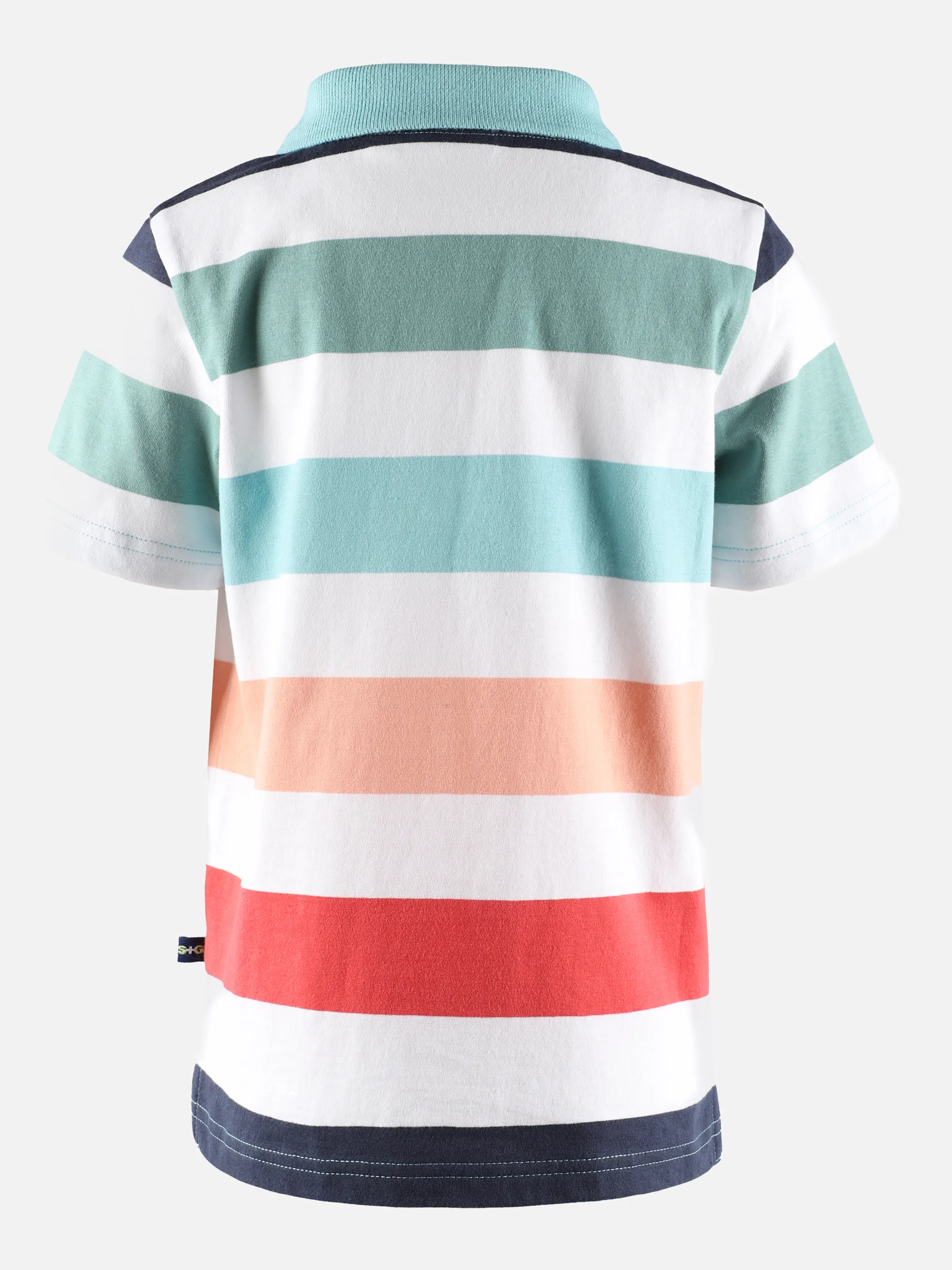 Stop + Go KJ Polo Shirt gestreift in sechs Farben Bunt 875500 MULTICOLOR 2