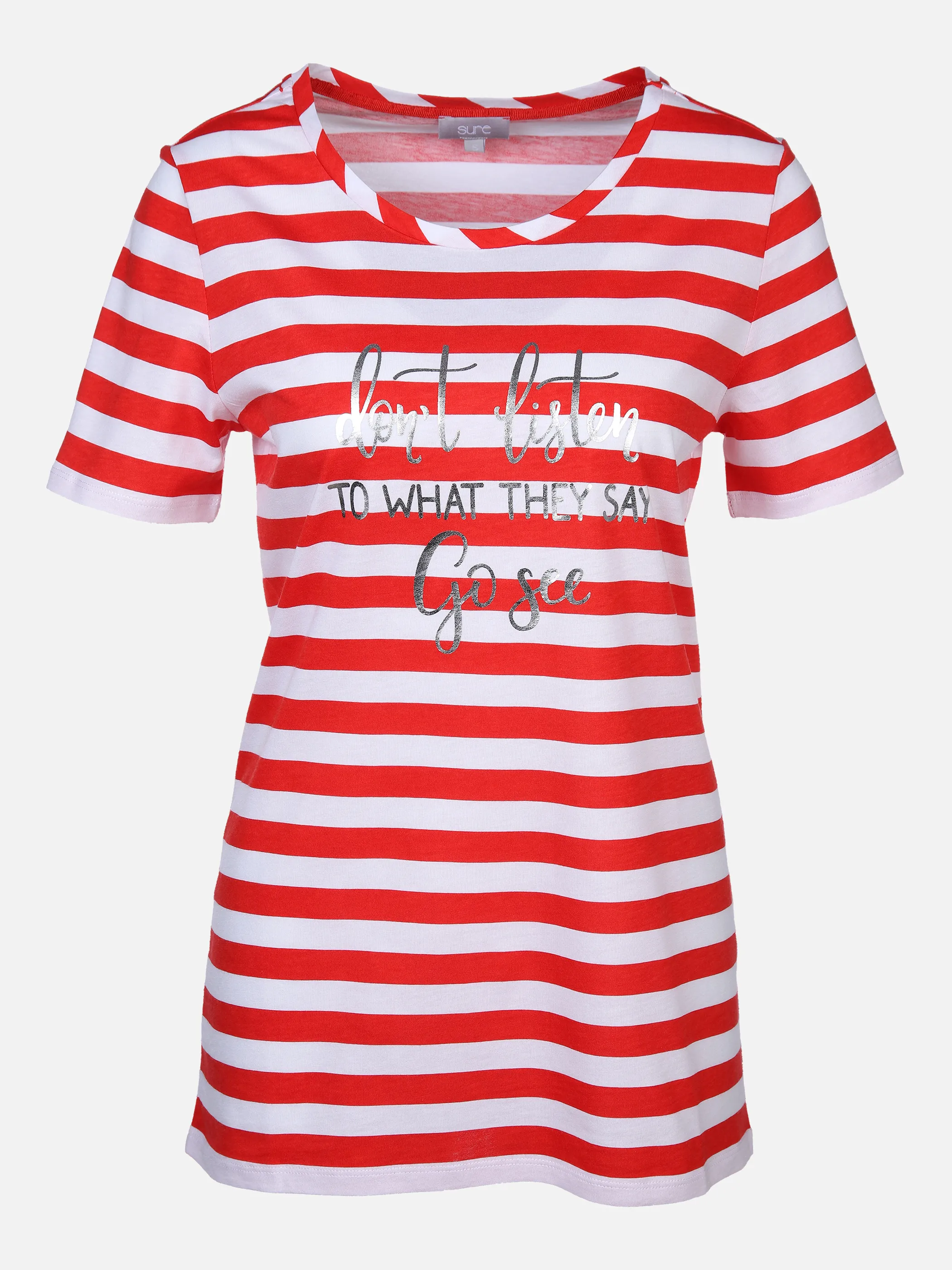 Sure Da-T-Shirt Ringel Rot 837598 SUMMER RED 1 Sure Da-T-Shirt Ringel Rot 837598 SUMMER RED 1