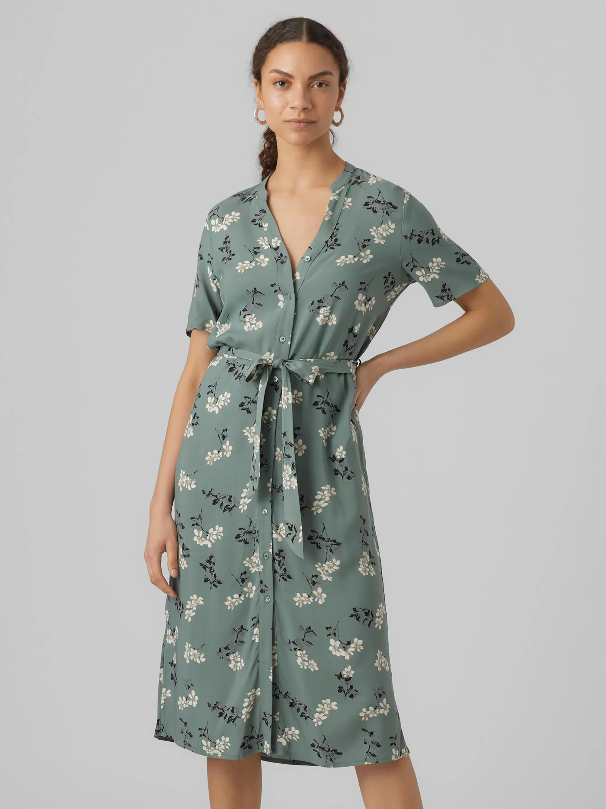Vero Moda 10291732 VMVICA S/S SHIRT DRE Grün 878271 224196002 4 Vero Moda 10291732 VMVICA S/S SHIRT DRE Grün 878271 224196002 4
