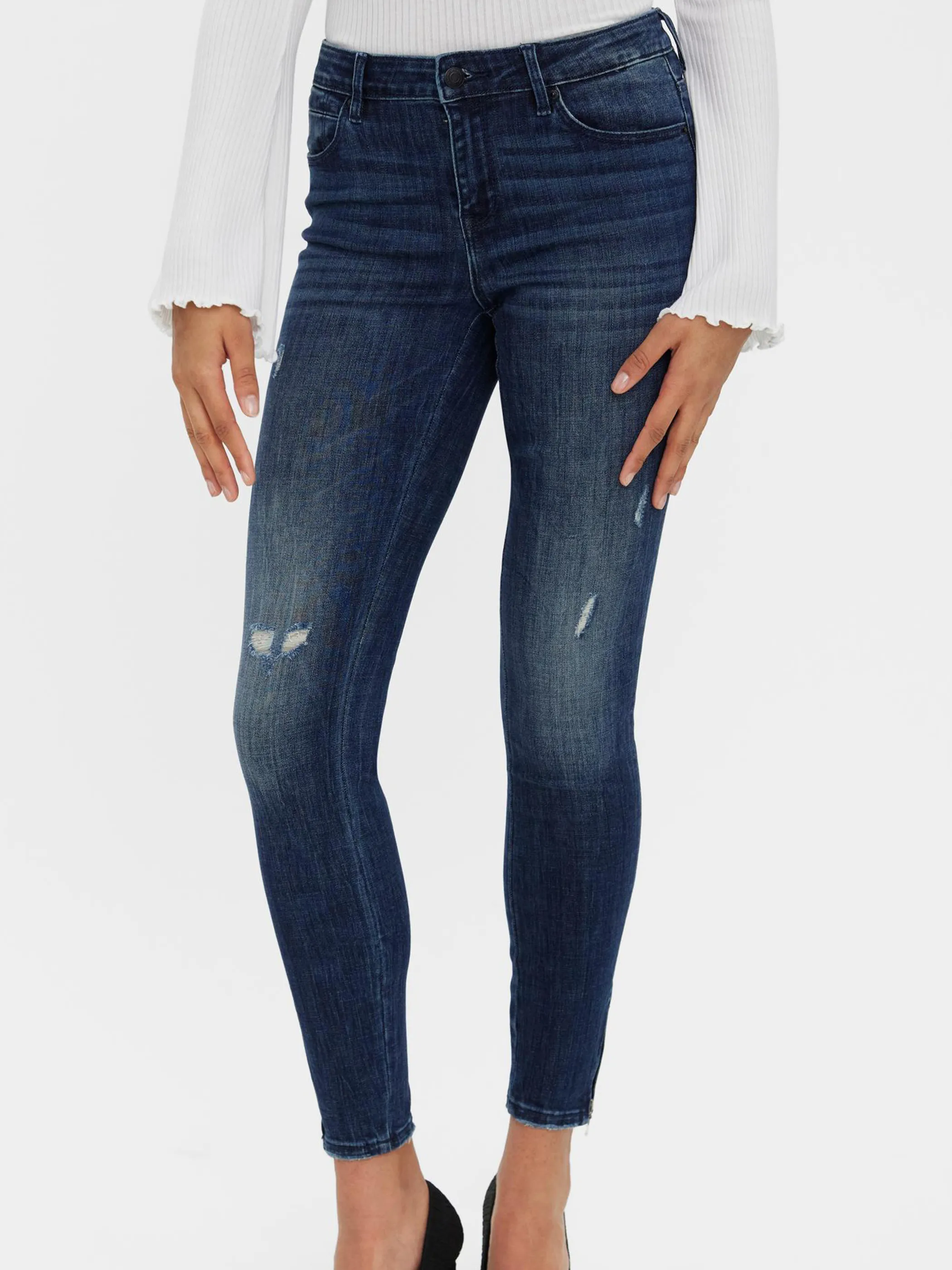 Vero Moda 10267199 VMTILDE MR S ANKLE ZI Blau 866158 178006 4 Vero Moda 10267199 VMTILDE MR S ANKLE ZI Blau 866158 178006 4