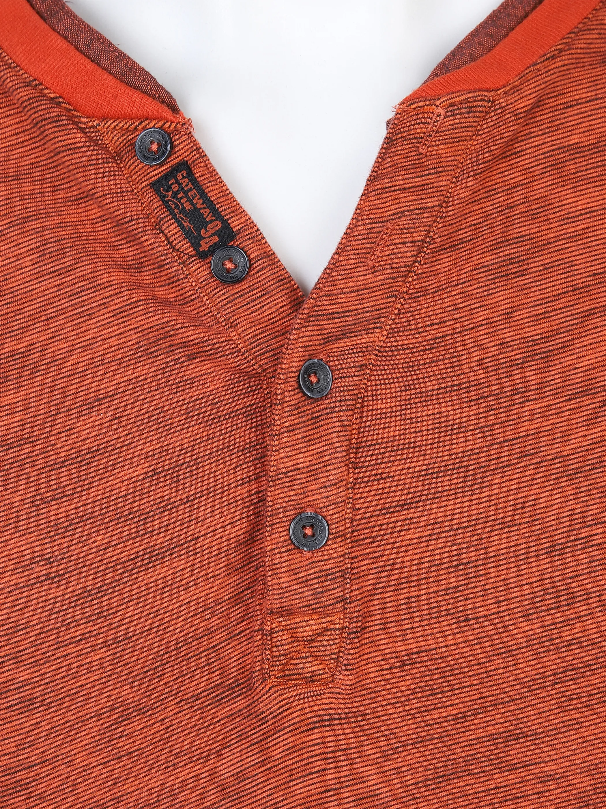 Jim Spencer He. Henleyshirt 1/1 Arm 2in1 Orange 857757 ORANGE 3 Jim Spencer He. Henleyshirt 1/1 Arm 2in1 Orange 857757 ORANGE 3