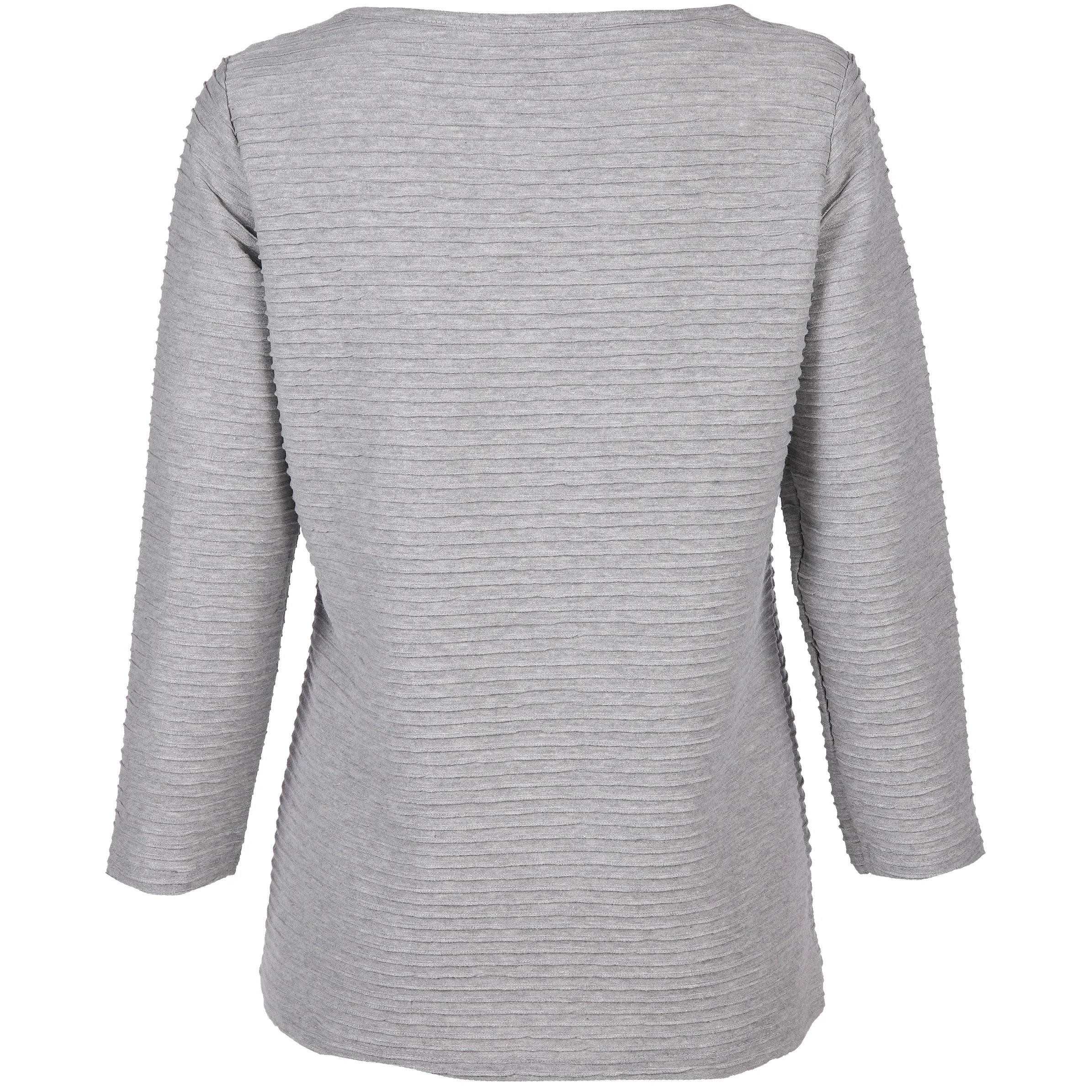 Sure Da-Struktur-Shirt 3/4 Arm Grau 822897 SILVER MEL 2