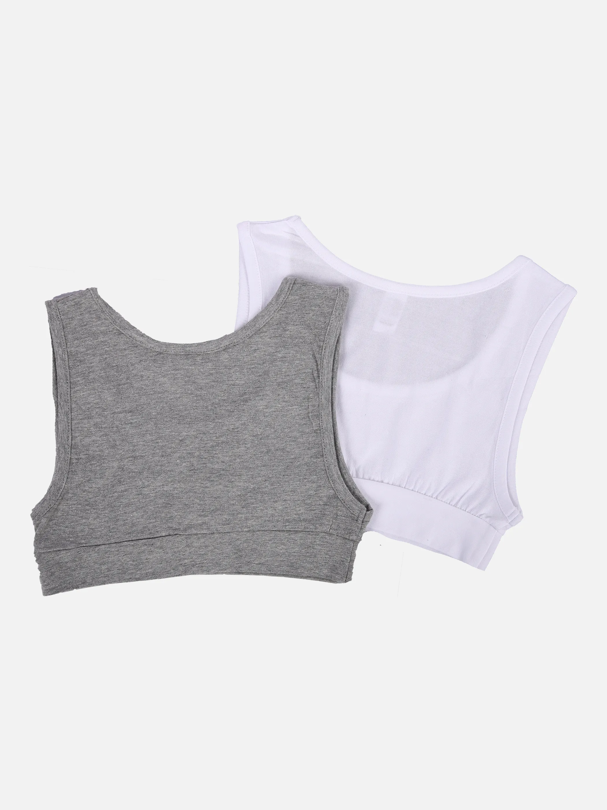 Stop + Go Md. Bustier 2er Set Grau 851066 GREY MEL/W 2 Stop + Go Md. Bustier 2er Set Grau 851066 GREY MEL/W 2
