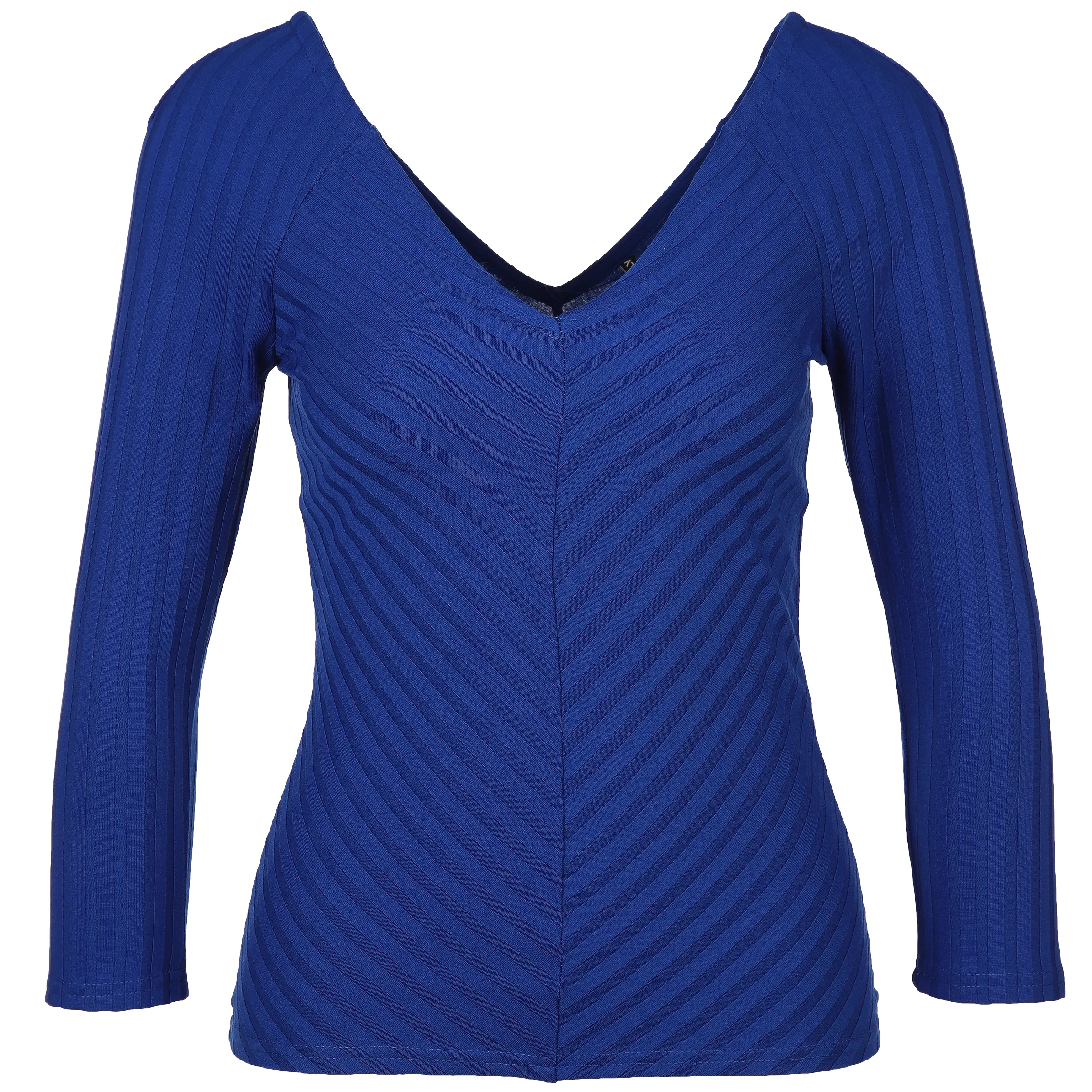 Only 15186174 ONLGINA 3/4 V-NECK TO Blau 822342 177962 1