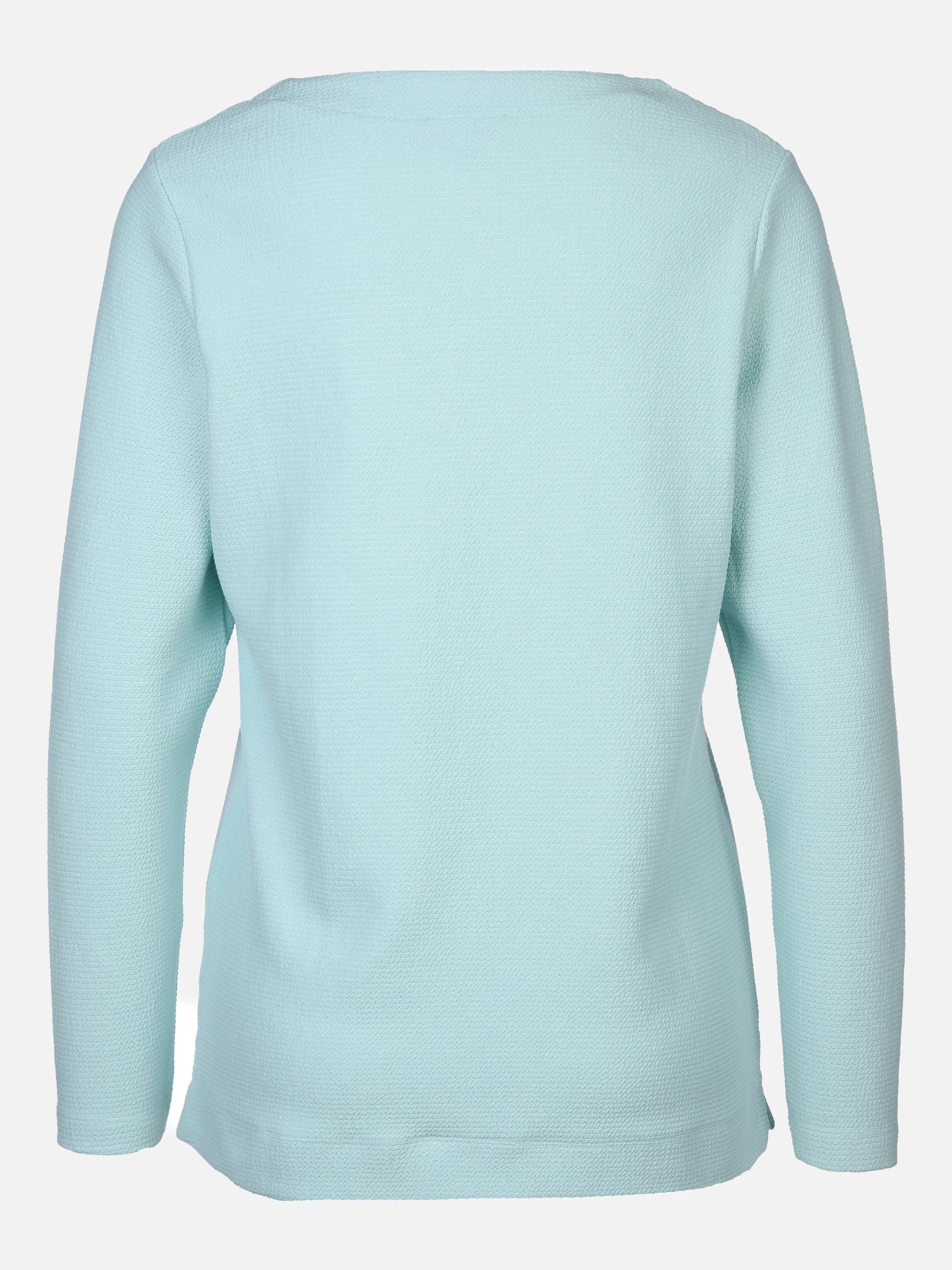 Lisa Tossa Da-Jacquard-Sweatshirt Rundhal Blau 861298 ICE 2