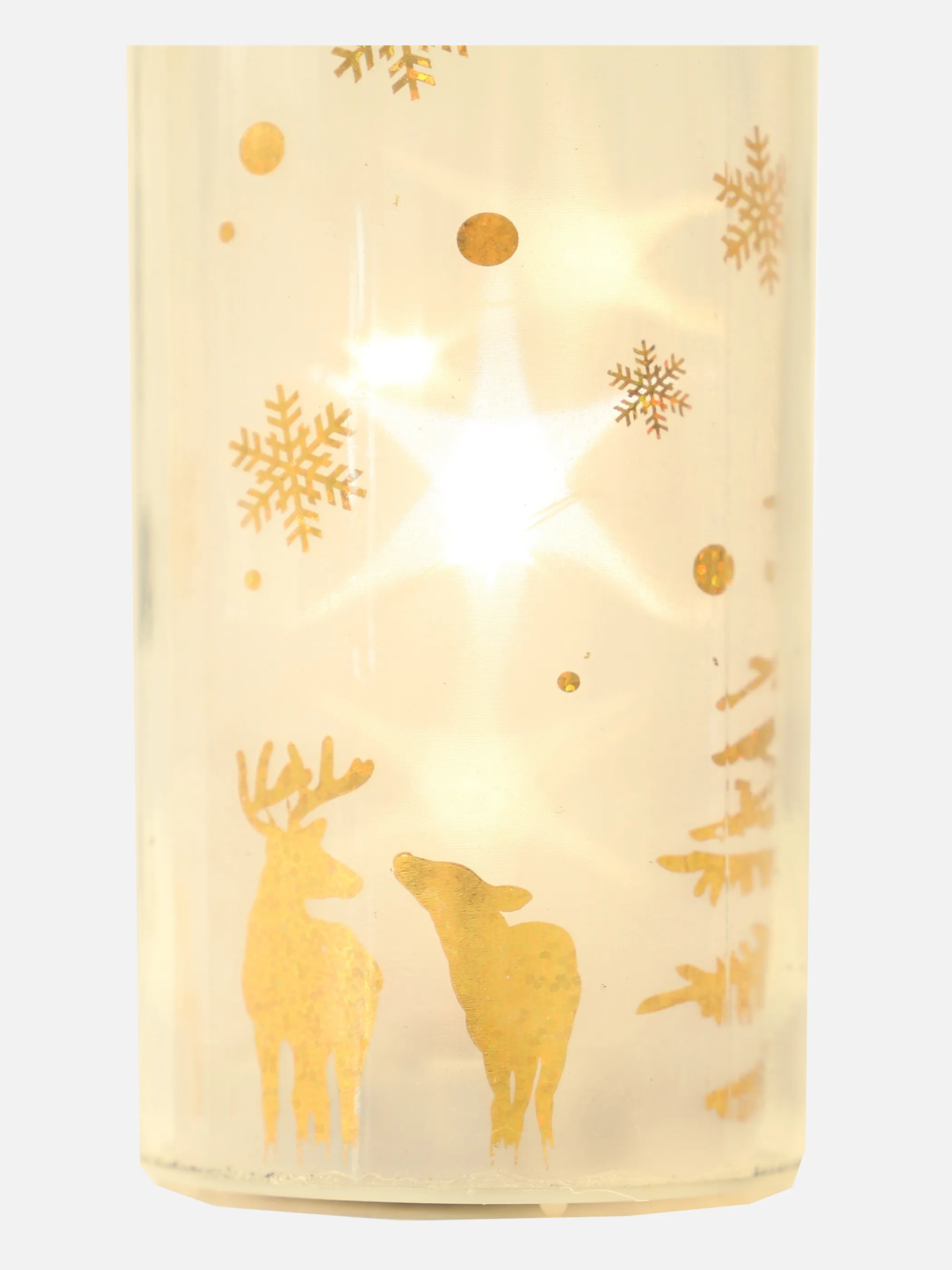 Weihnachten LED Flasche Rentier ca 29cm wa Weiß 867273 SONSTIGES 3