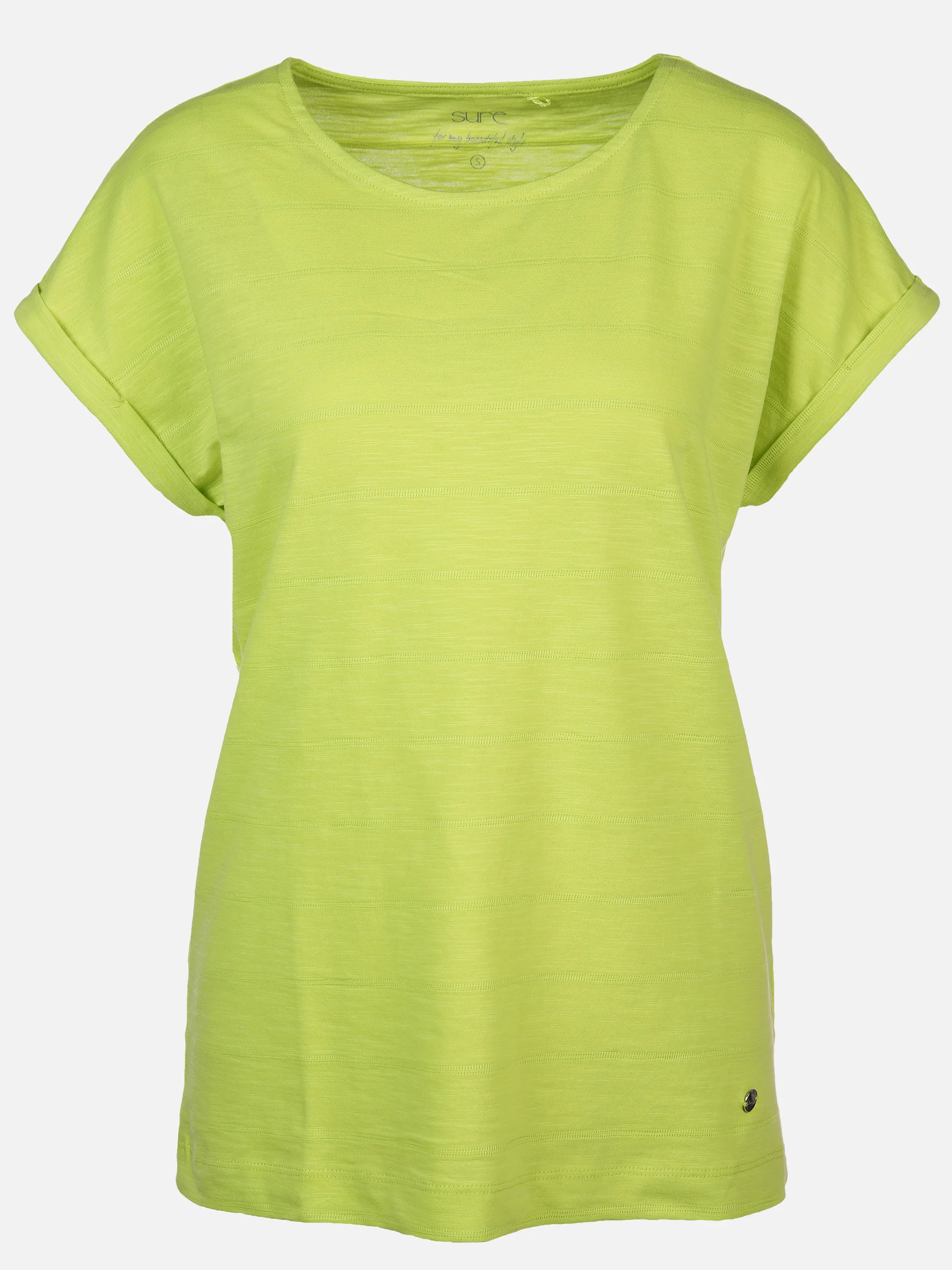 Sure Da-Struktur-T-Shirt Gelb 889316 LIMONCELLO 1