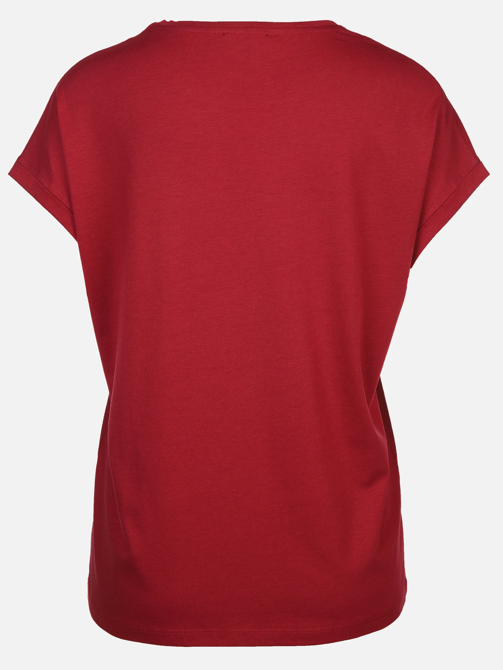 Lisa Tossa Da-T-Shirt aus Materialmix Rot 893239 BAROLO 2