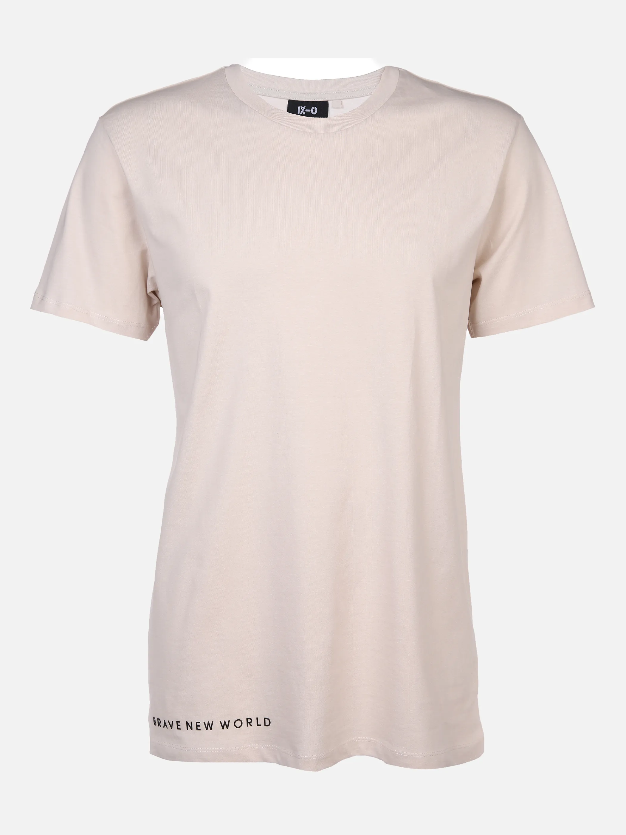 IX-O YF-He-T-Shirt, Rundhals Braun 864553 L'BEIGE 1