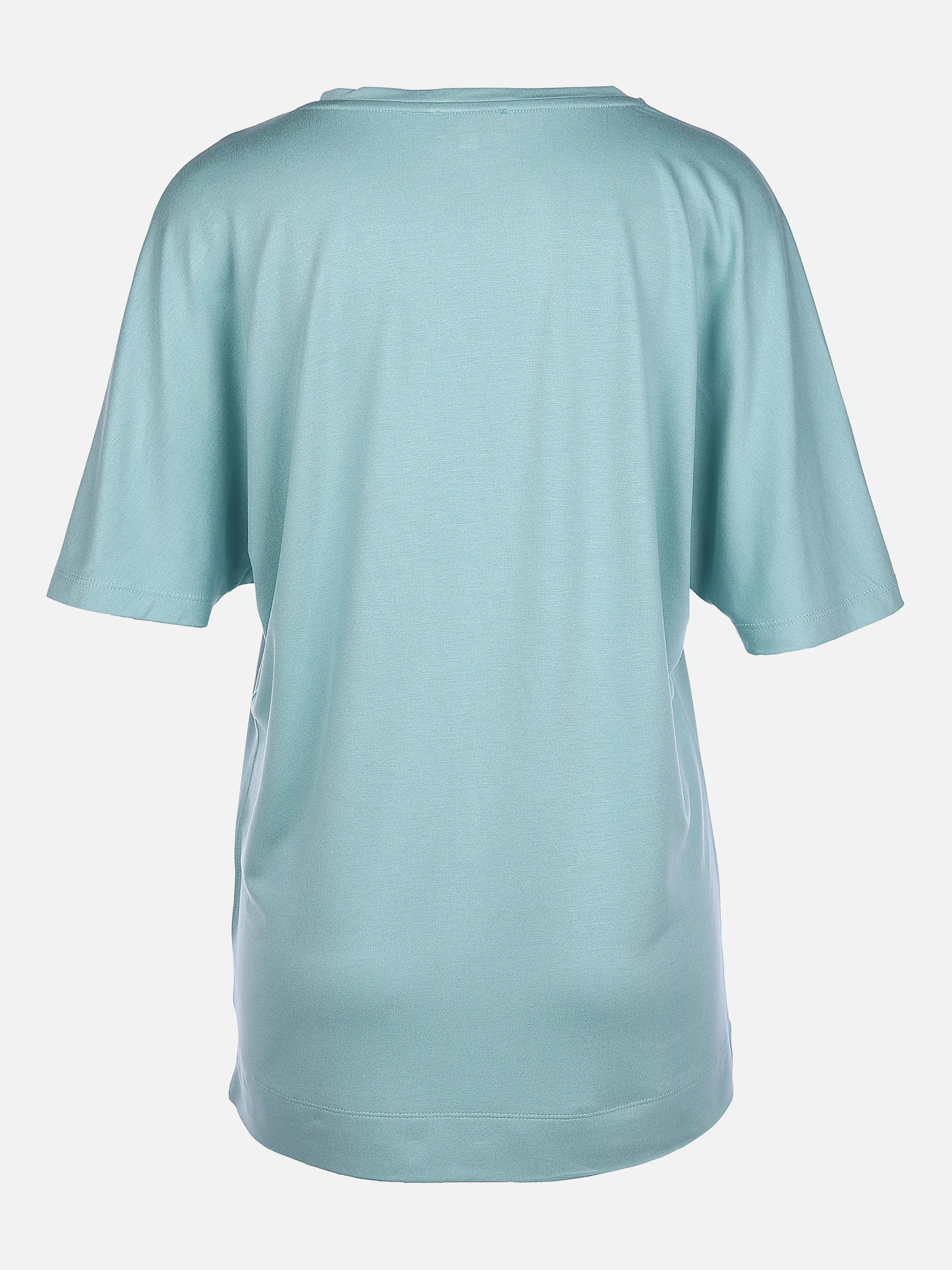 Lisa Tossa Da-T-Shirt m. V-Ausschnitt Blau 866116 AGAVE 2 Lisa Tossa Da-T-Shirt m. V-Ausschnitt Blau 866116 AGAVE 2