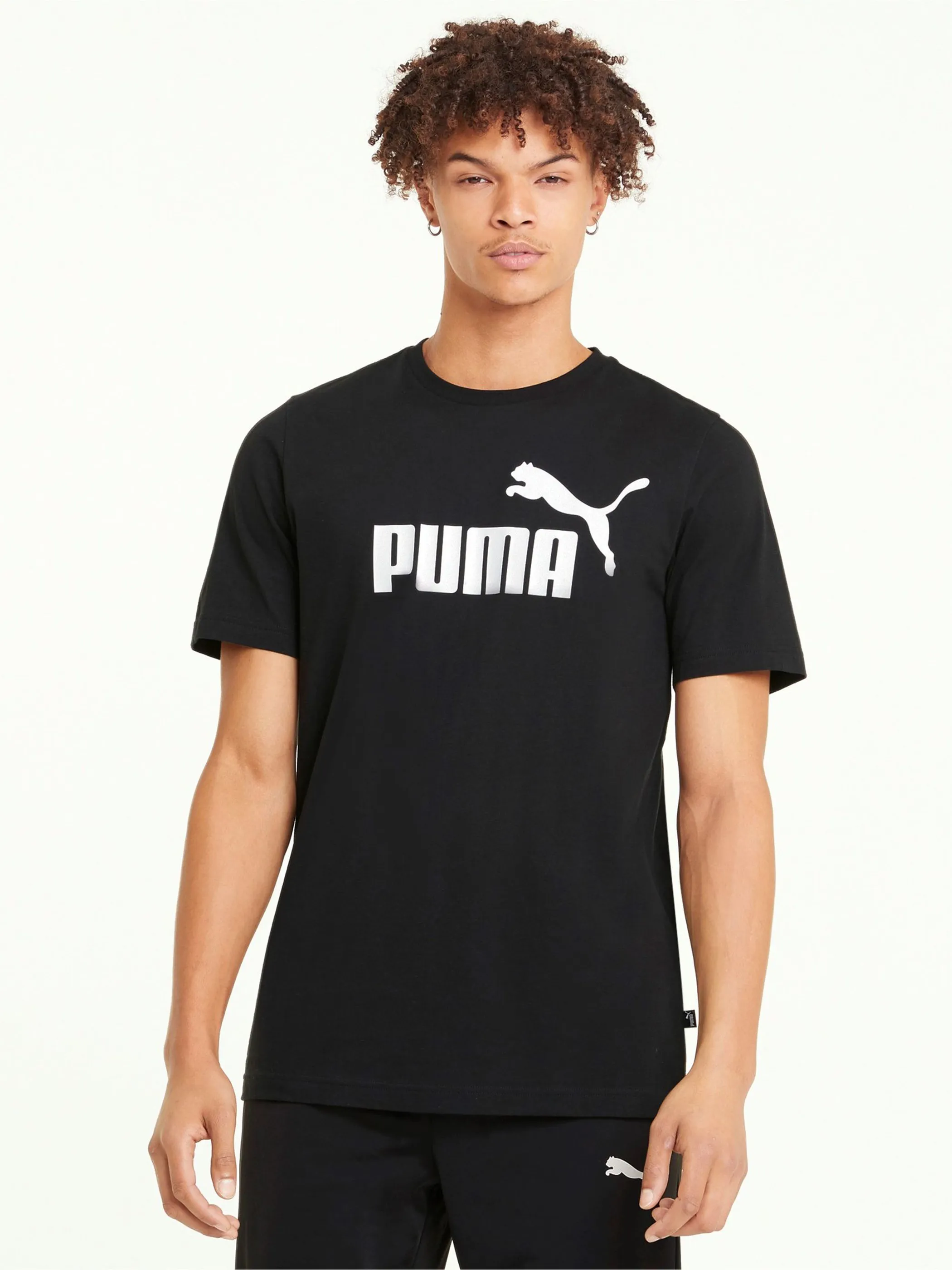 Puma 586666 He-T-Shirt, Logo Schwarz 856648 01 4