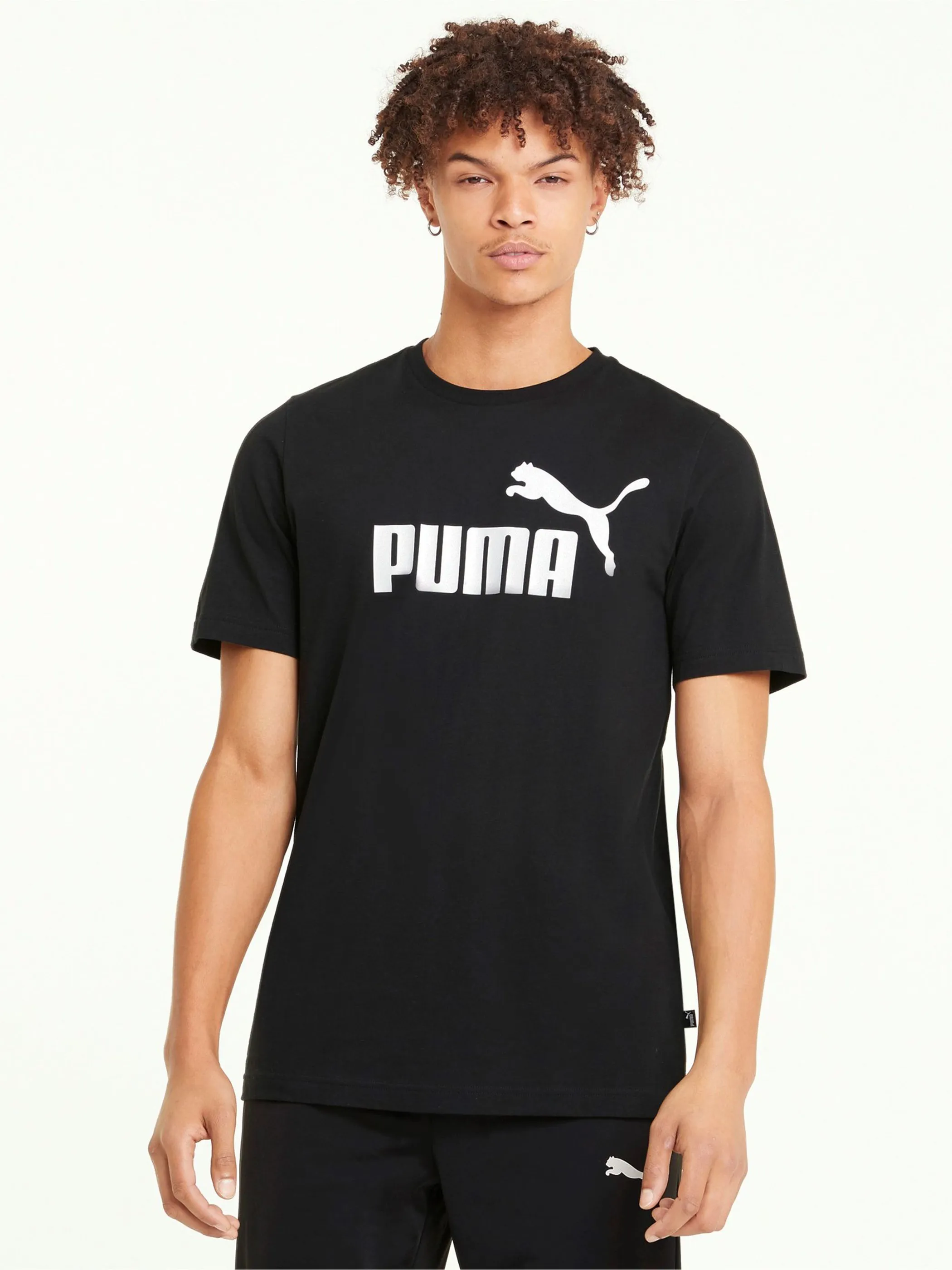 Puma 586666 He-T-Shirt, Logo Schwarz 856648 01 4 Puma 586666 He-T-Shirt, Logo Schwarz 856648 01 4