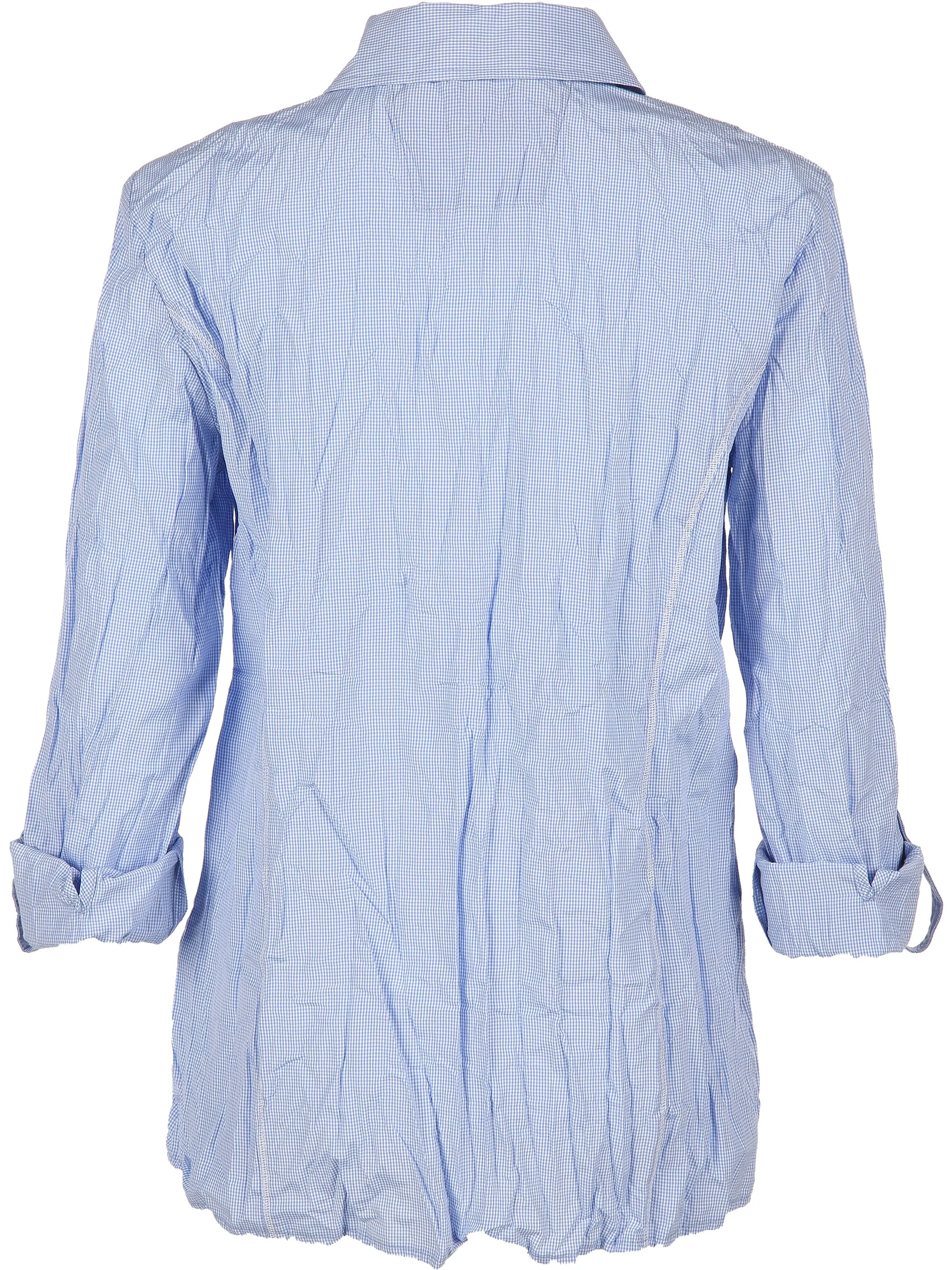Birkhahn Mode und Tracht Da-Landhaus-Bluse Minikaro Blau 767688 BLAU 2 Birkhahn Mode und Tracht Da-Landhaus-Bluse Minikaro Blau 767688 BLAU 2