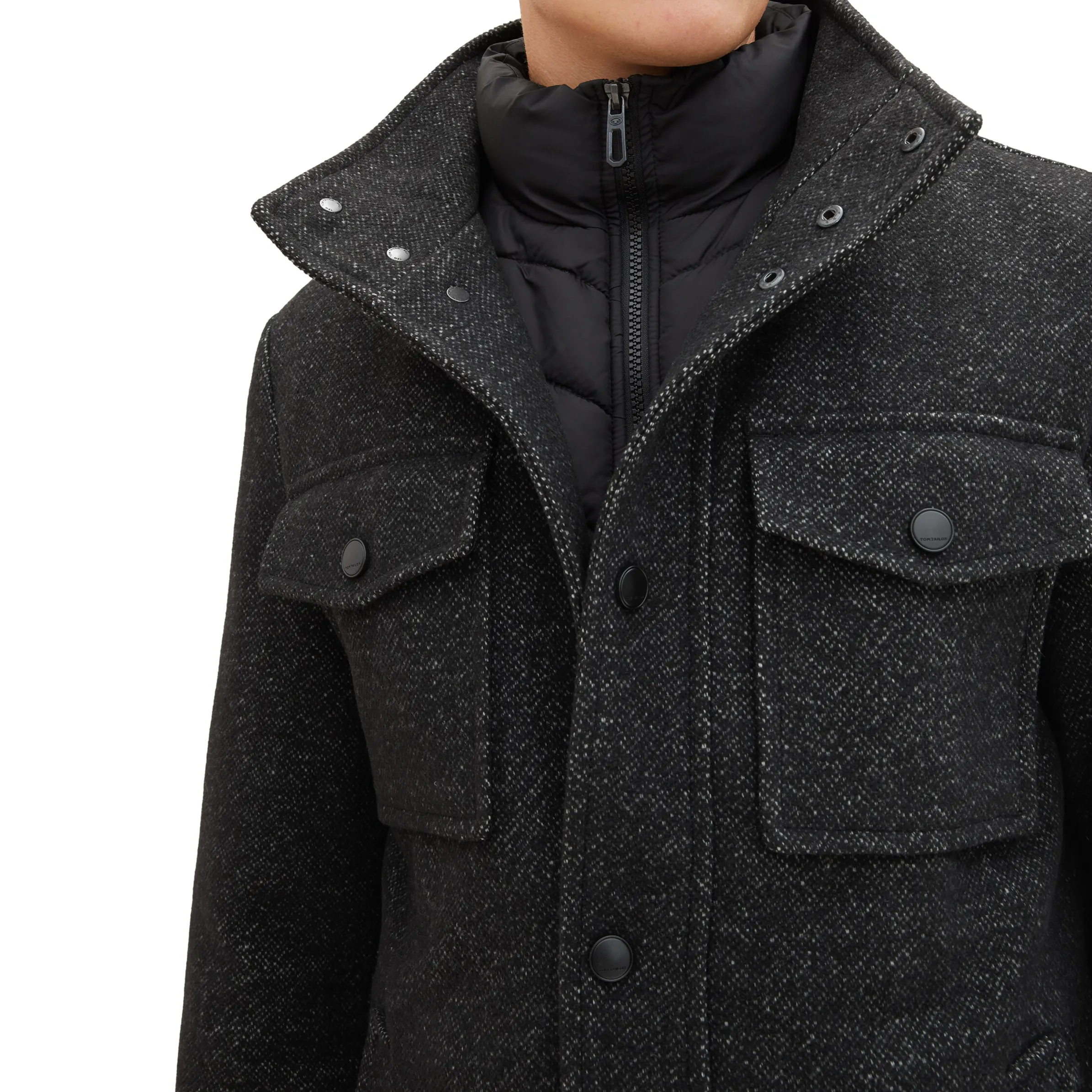 Tom Tailor 1037345 wool jacket 2 in 1 Grau 884289 32521 3 Tom Tailor 1037345 wool jacket 2 in 1 Grau 884289 32521 3