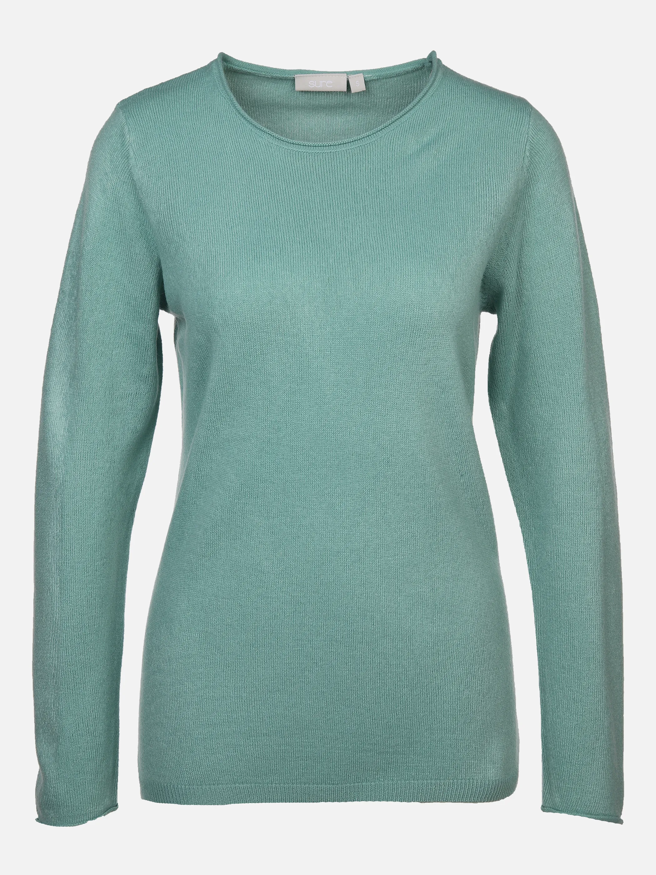 Sure Da-Rundhalspullover cashmere l Grün 879862 JADE 1