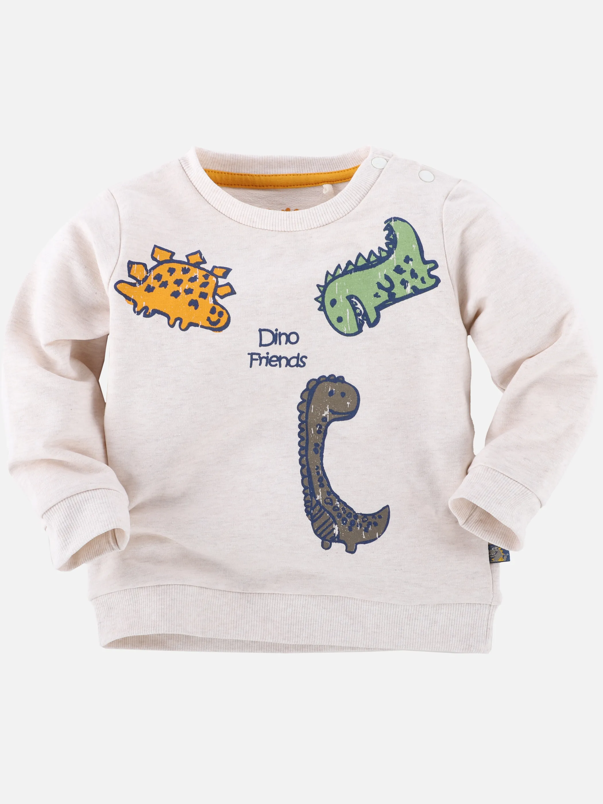 Bubble Gum BJ Sweatshirt mit Frontprint in creme melange Beige 890048 CREME 1