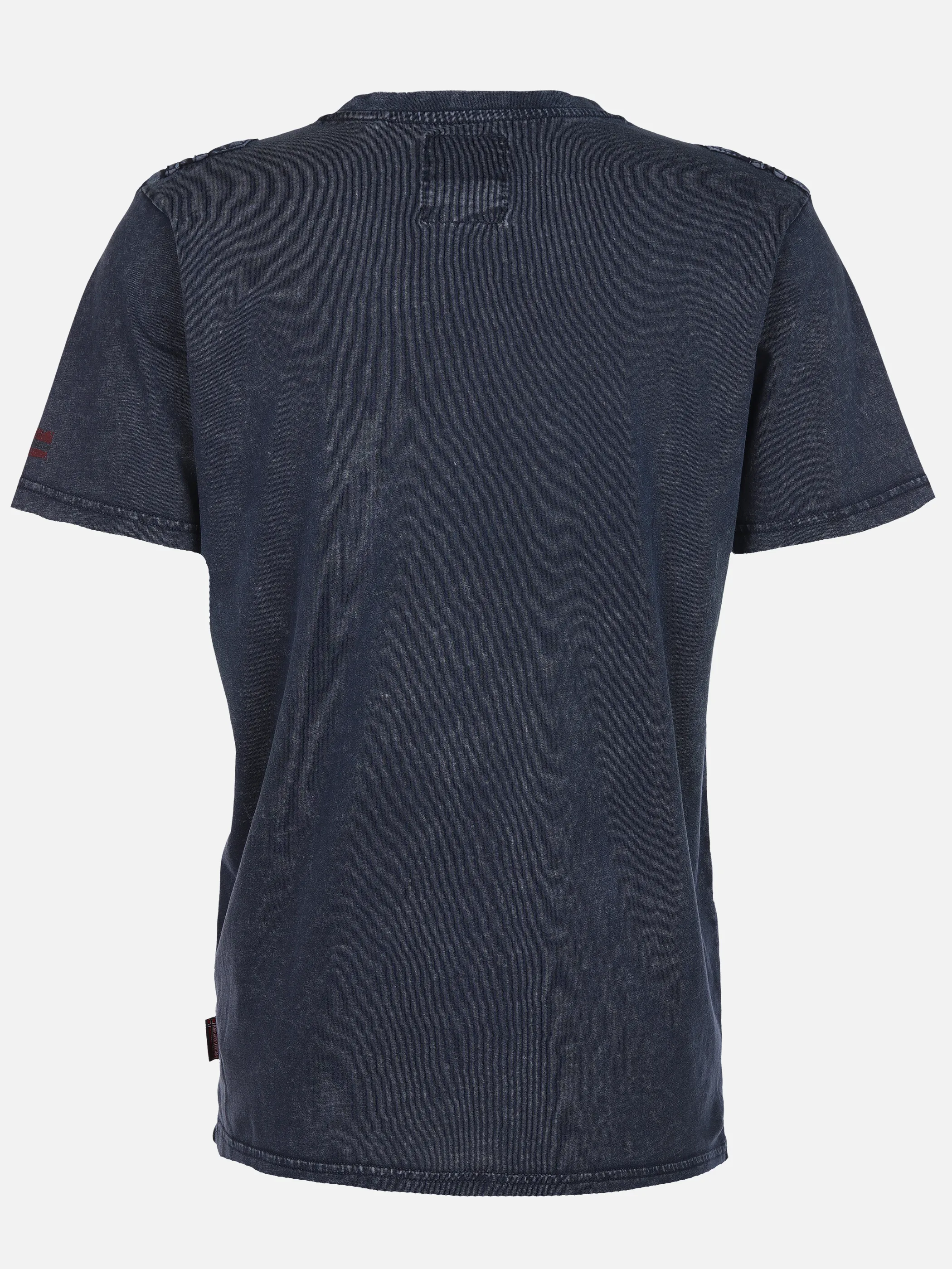 Southern Territory He. Henleyshirt 1/2 Arm washer Blau 905108 NAVY 2