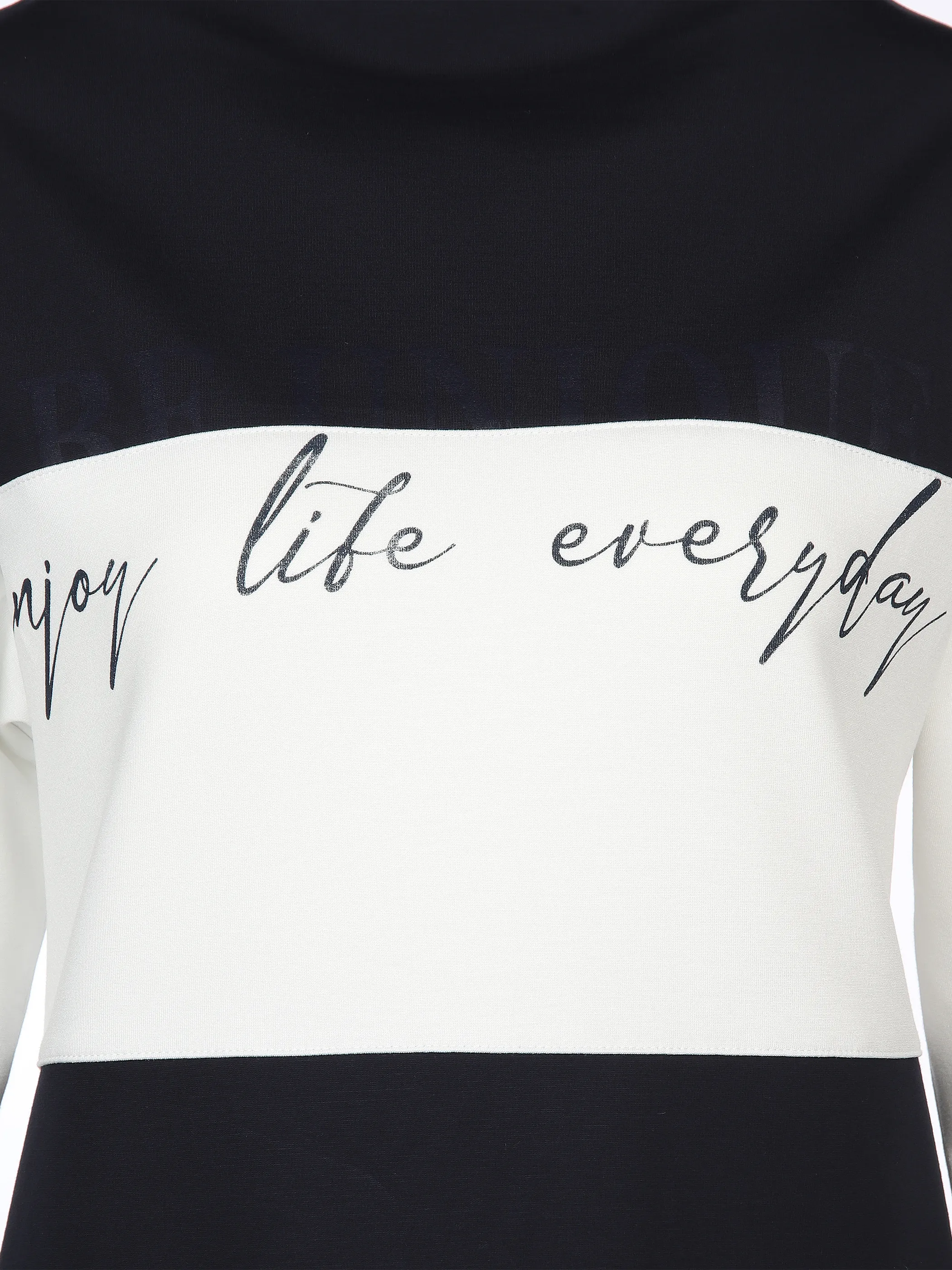 Lisa Tossa Da-Sweatshirt Color-Blocking Marine 905521 MR/OFFW 3