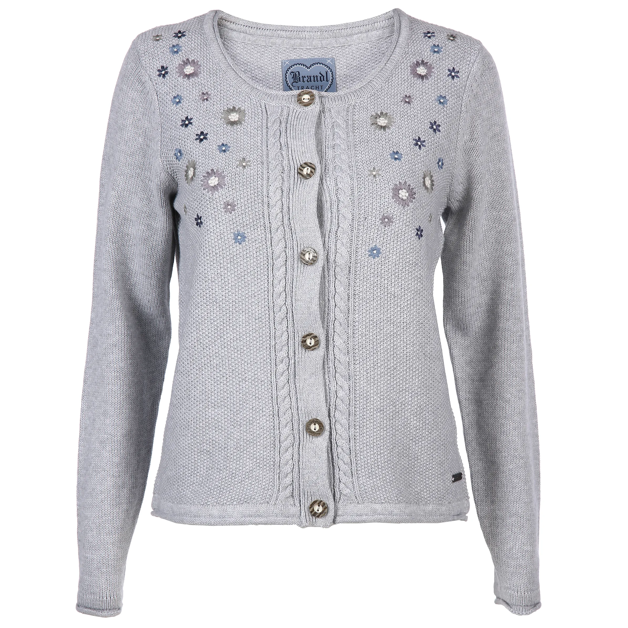 Brandl Tracht Da-Trachten Strickcardigan Grau 809731 LIGHT GREY 1 Brandl Tracht Da-Trachten Strickcardigan Grau 809731 LIGHT GREY 1