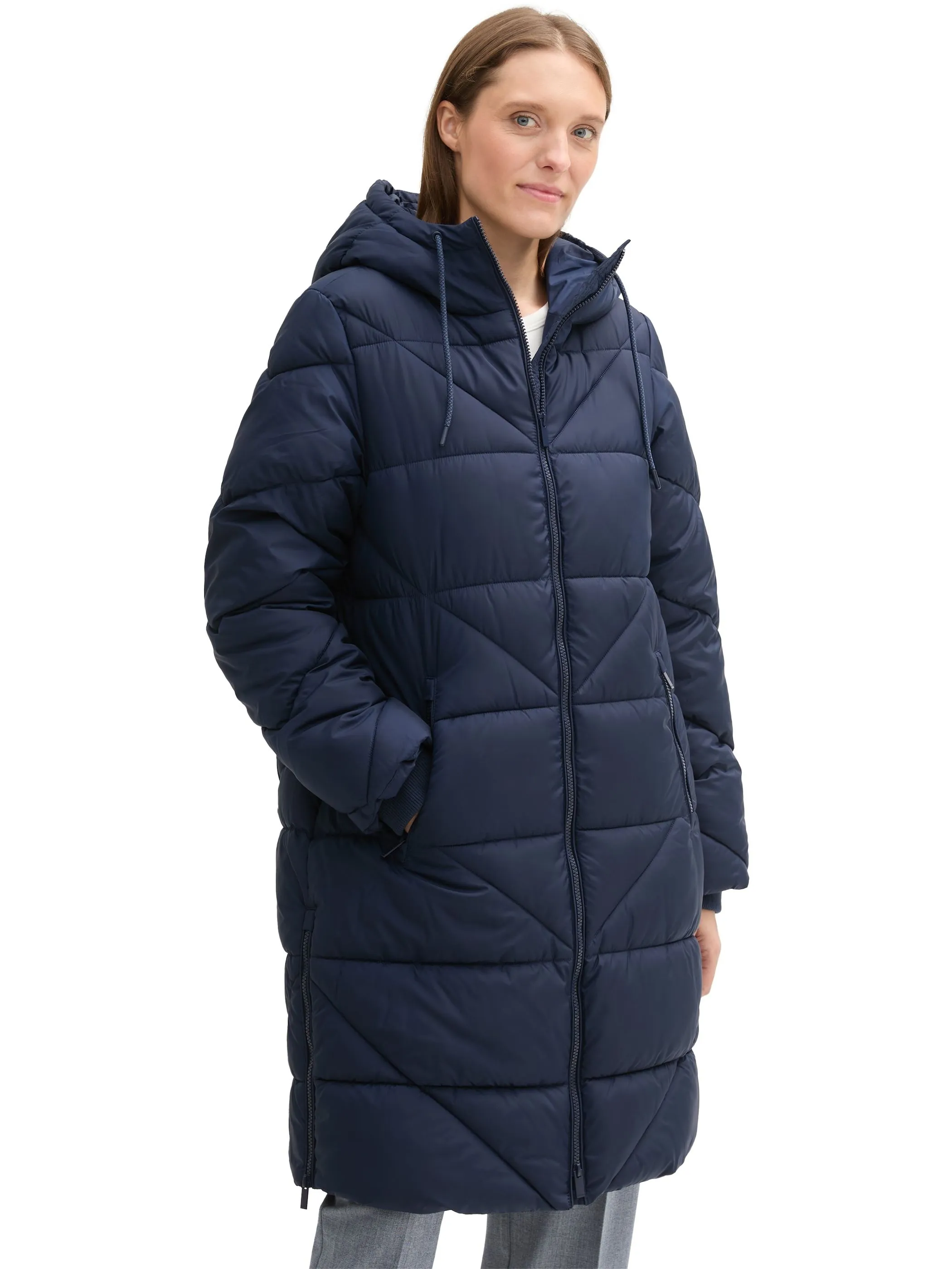 Tom Tailor 1042916 long puffer coat Blau 898628 10668 5 Tom Tailor 1042916 long puffer coat Blau 898628 10668 5