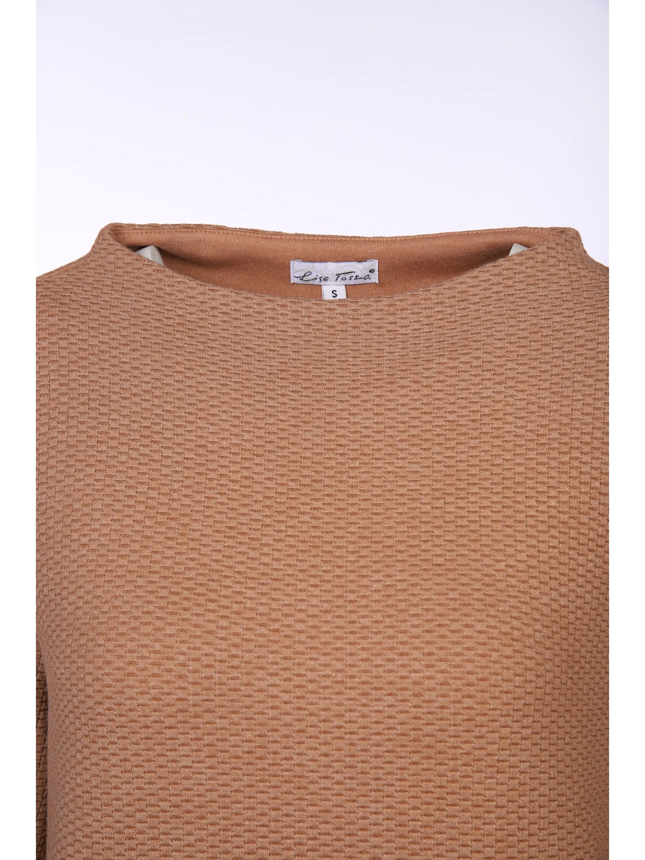 Lisa Tossa Da-Jacquard-Shirt m.Stehkrage Braun 867245 CARAMEL ME 3 Lisa Tossa Da-Jacquard-Shirt m.Stehkrage Braun 867245 CARAMEL ME 3