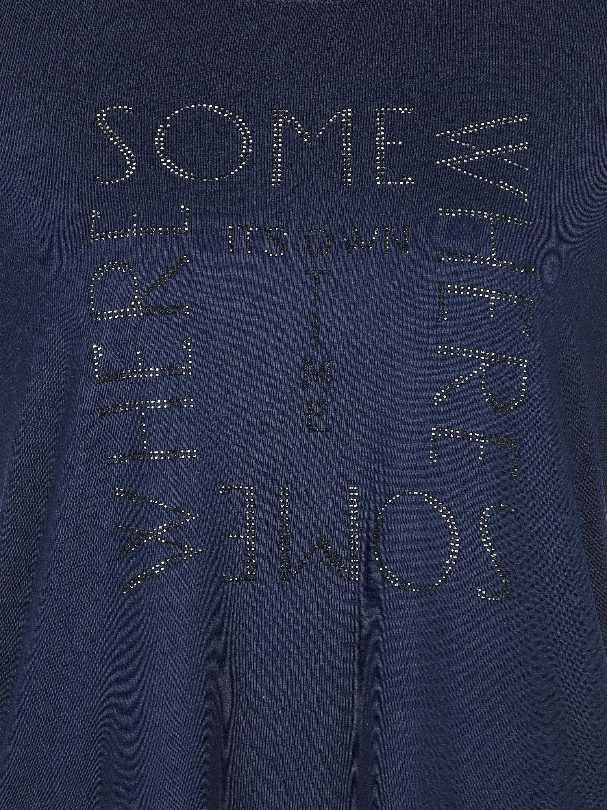 Lisa Tossa Da-T-Shirt m. Straßapplikation Marine 909327 MARINE 3