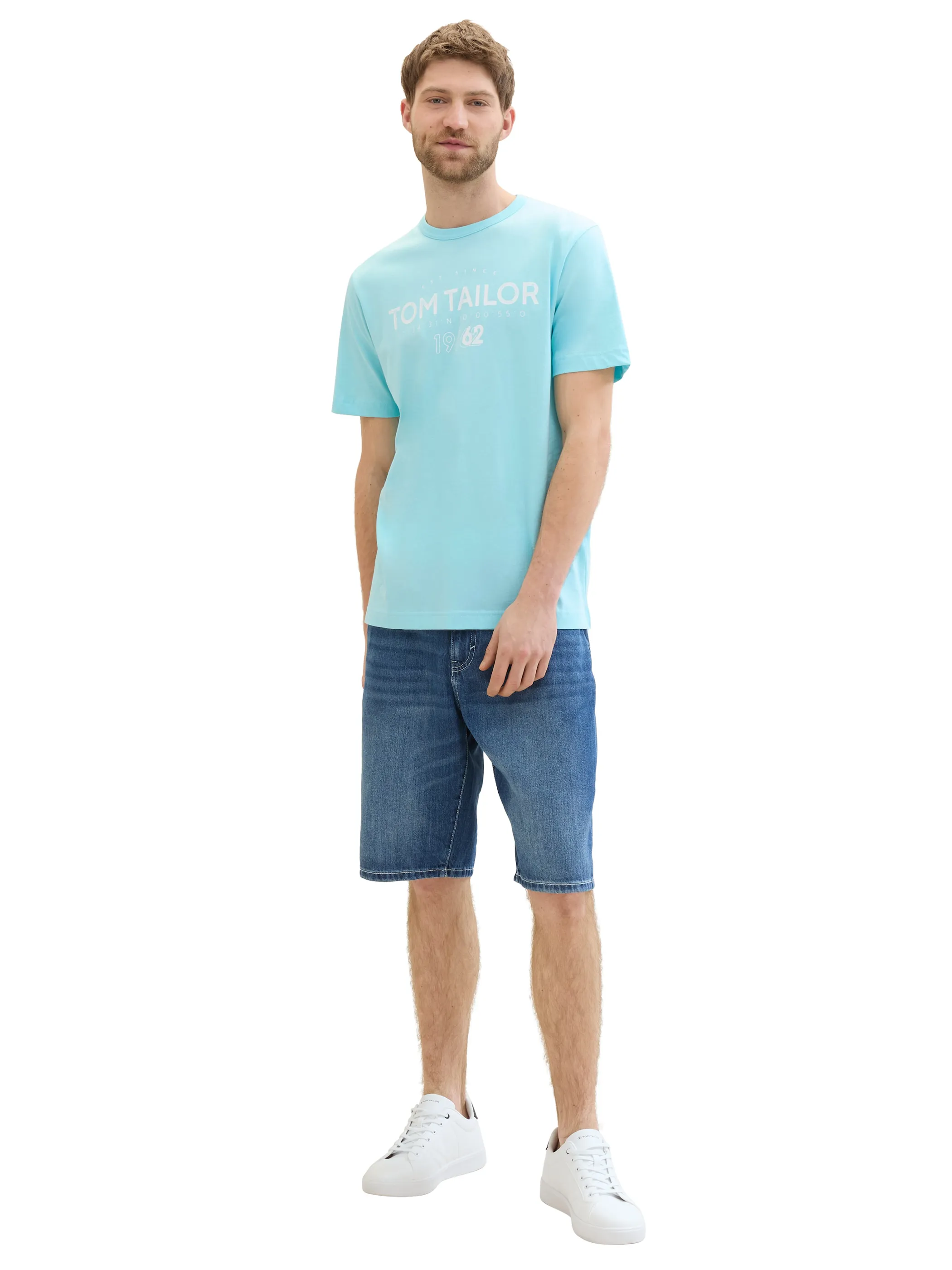 Tom Tailor 1041871 printed t-shirt Türkis 895641 34921 4