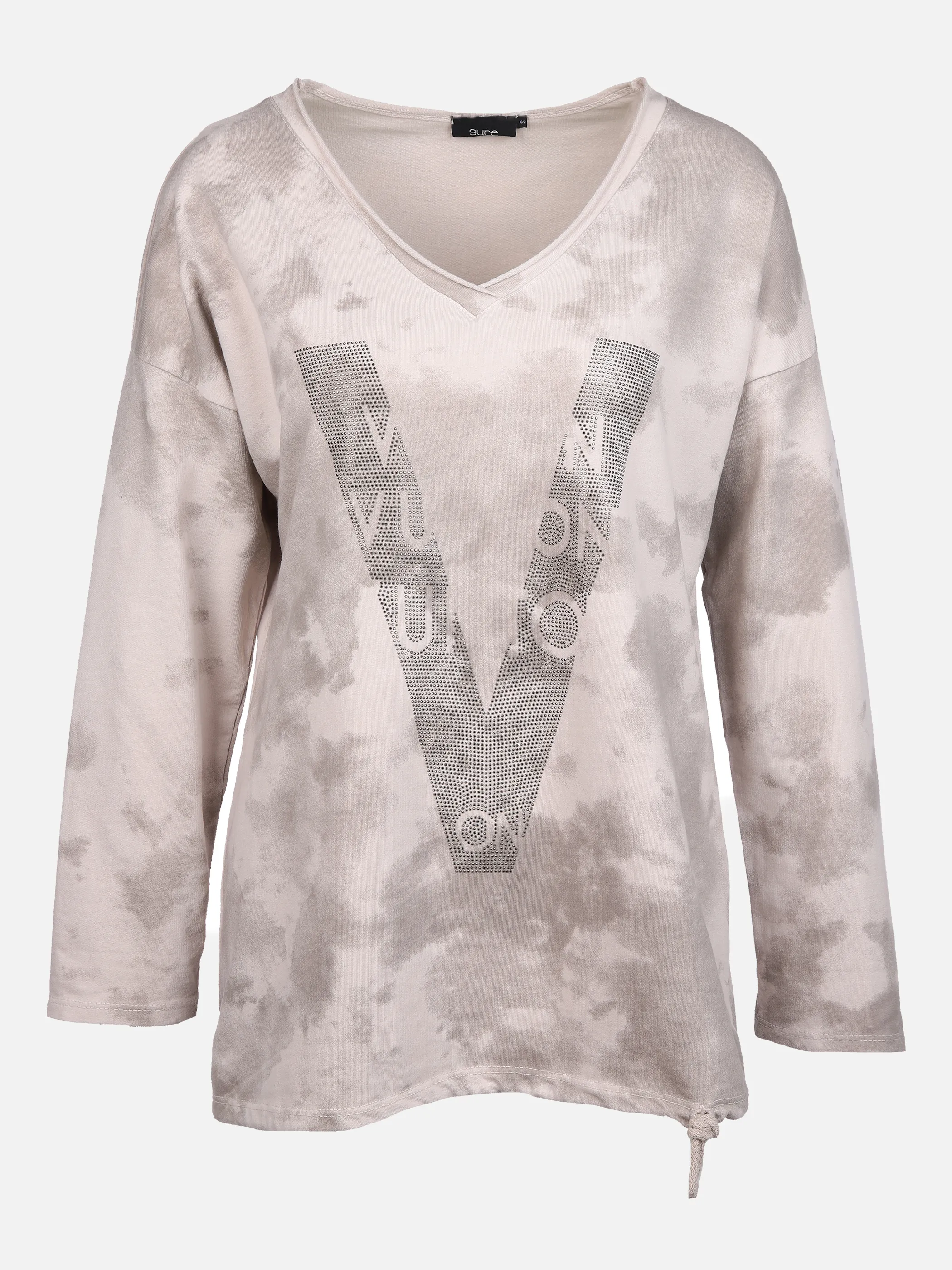 Sure Da-Shirt m Frontprint Braun 862771 BEIGE 1 Sure Da-Shirt m Frontprint Braun 862771 BEIGE 1