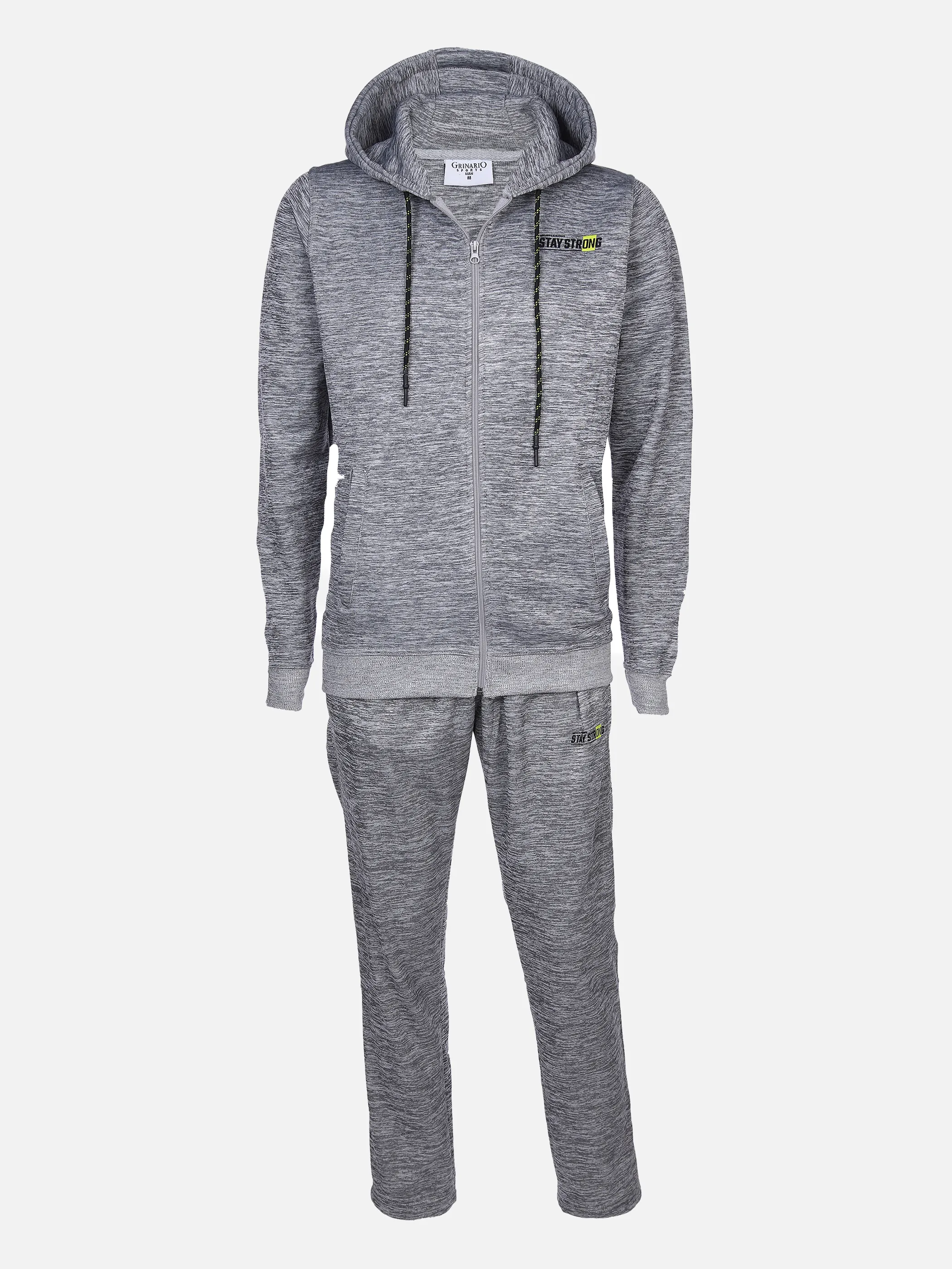 Grinario Sports He-Jogginganzug mit Kapuze Grau 873945 GREY MEL. 1