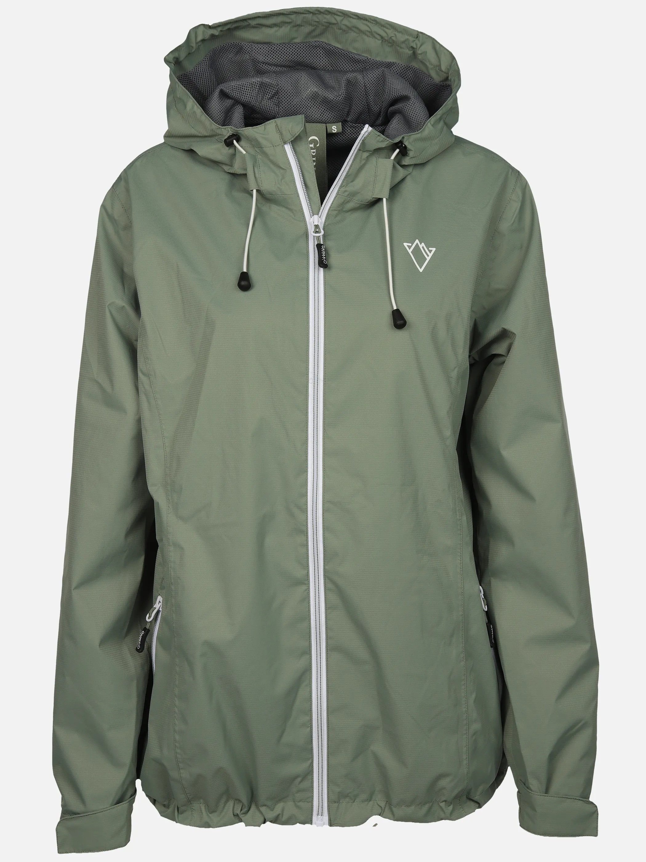 Grinario Sports Da- Regenjacke verpackbar Oliv 904303 GREEN 1