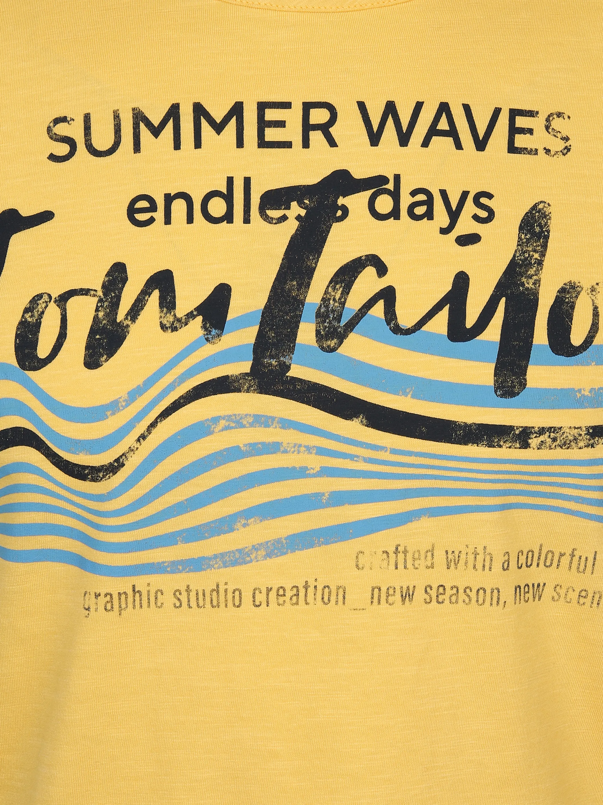 Tom Tailor 1036322 printed t-shirt Gelb 880550 16719 3