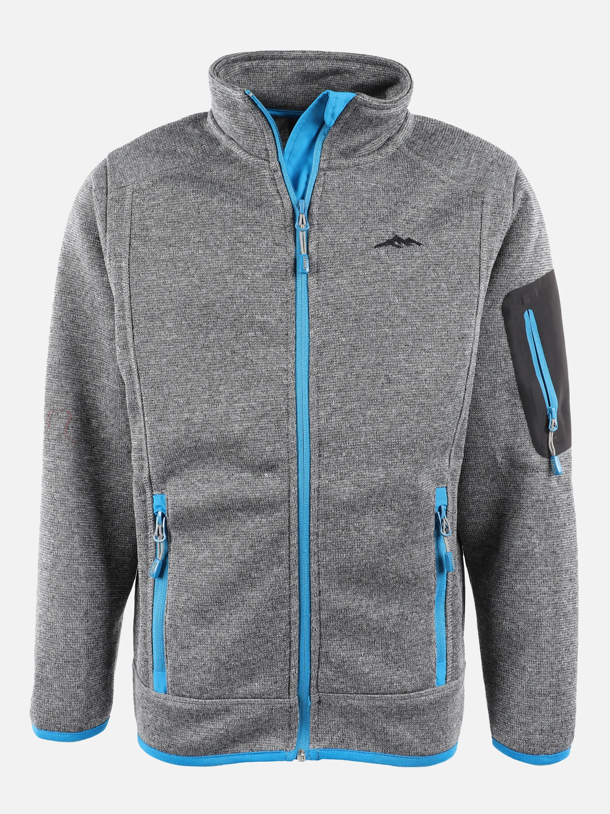 Grinario Sports Ki-Fleecejacke Grau 868042 LIGHT GREY 1