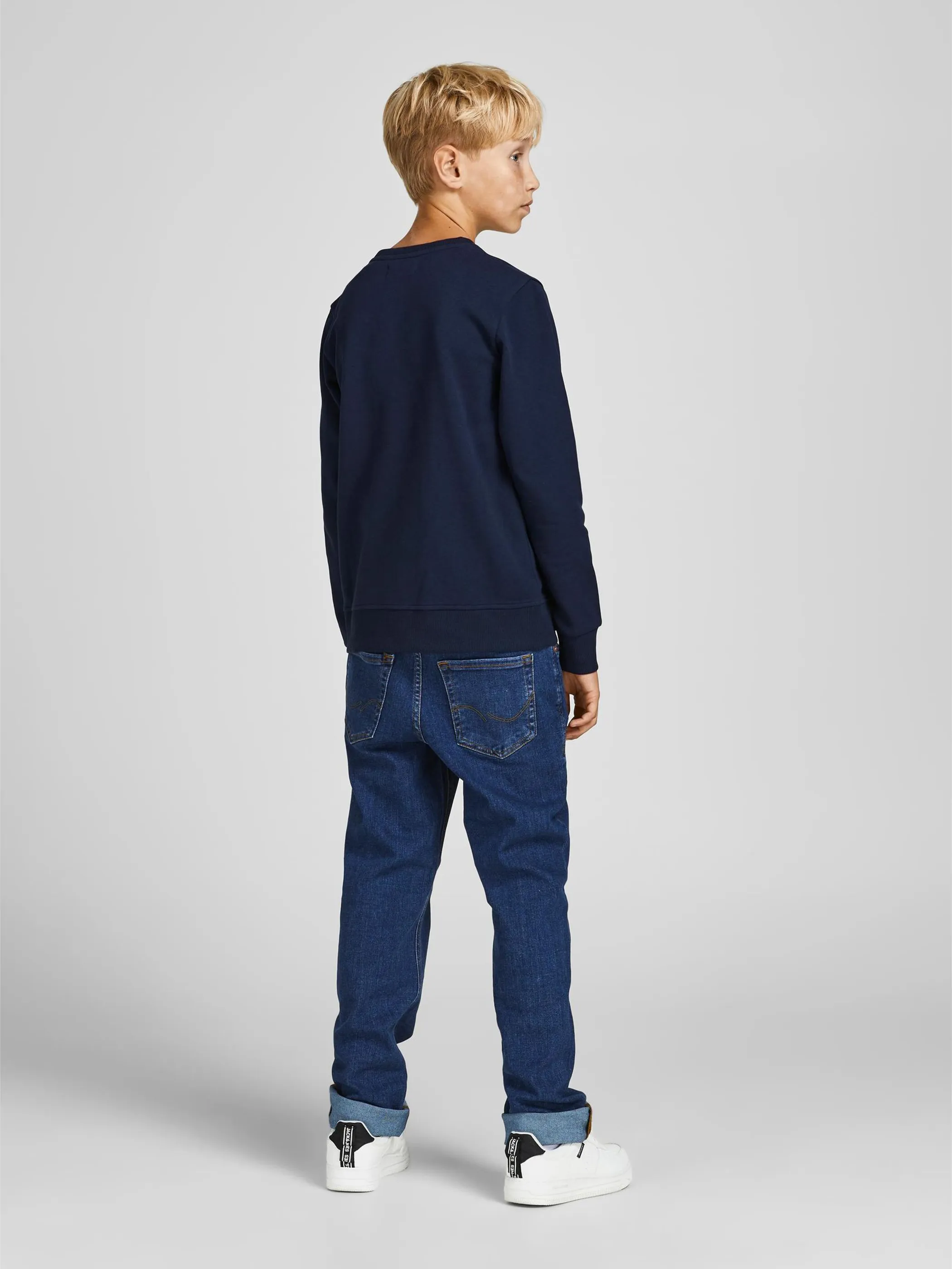 Jack&Jones Junior 12202171 JCOATHLESTAN SWEAT CR Blau 856512 175876 5 Jack&Jones Junior 12202171 JCOATHLESTAN SWEAT CR Blau 856512 175876 5