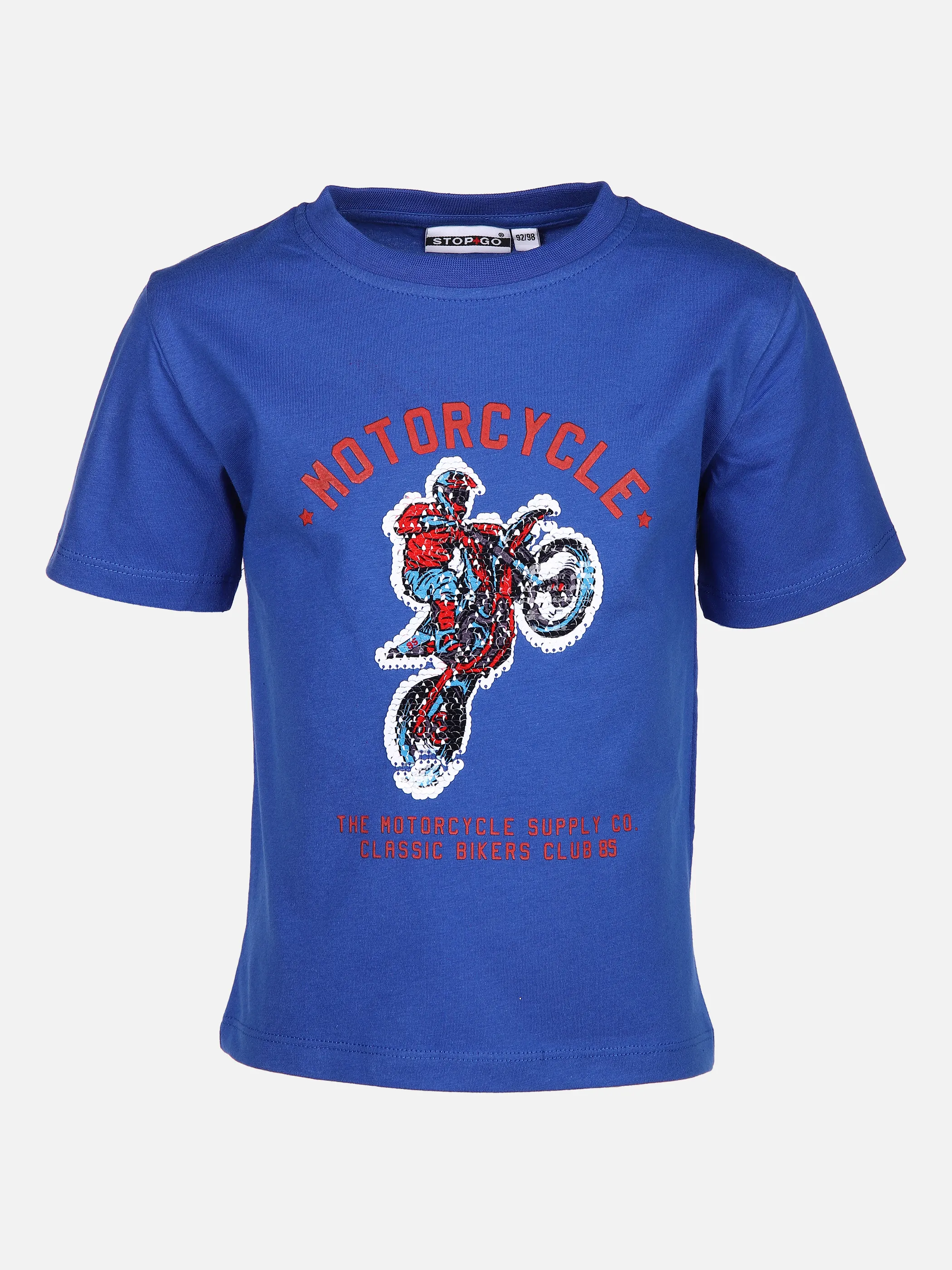 Stop + Go MB TShirt in blau Motocross Blau 852002 BLAU 1