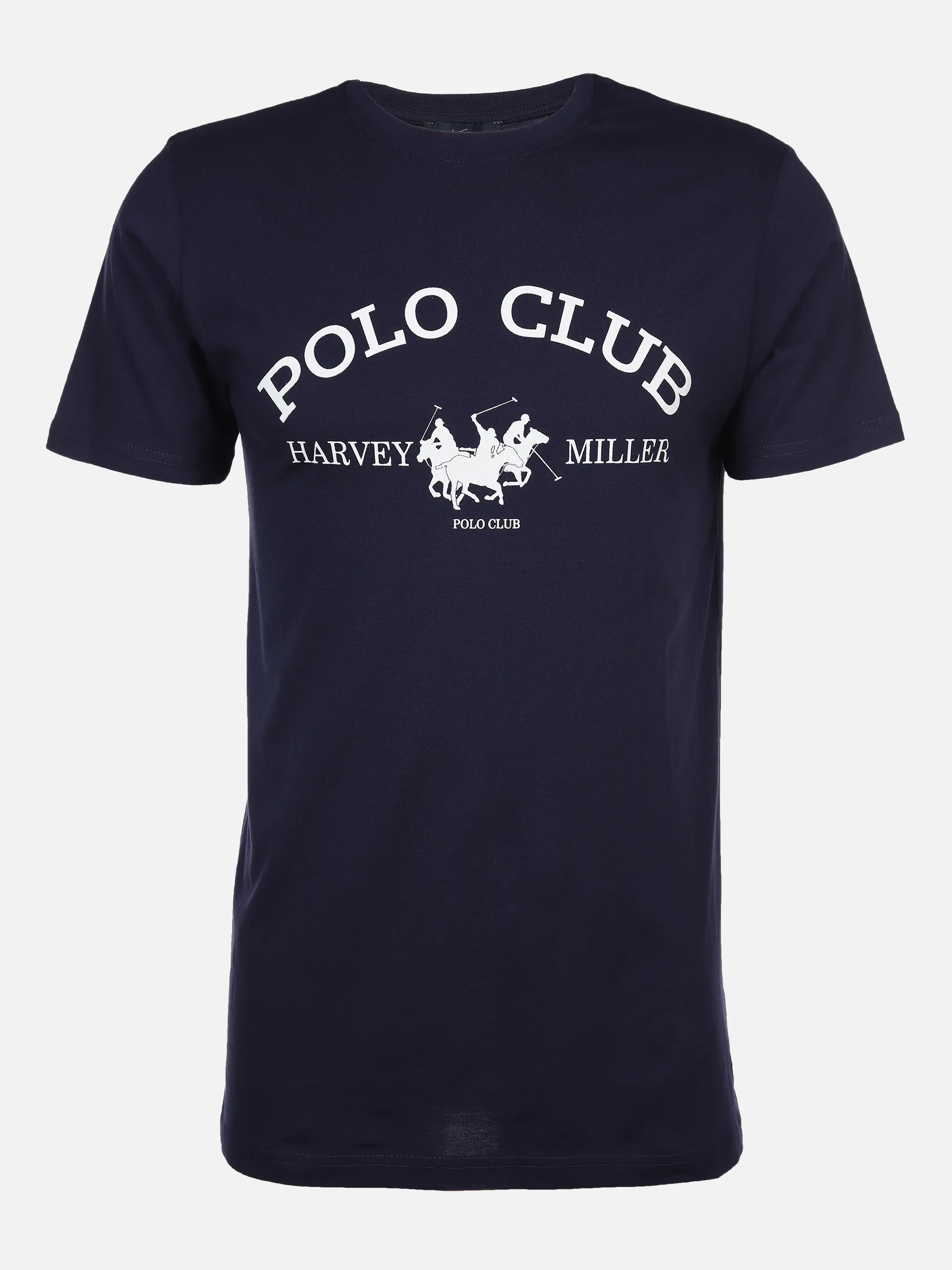 Harvey Miller He. T-Shirt 1/2 Arm Logo Blau 882848 NAVY 1